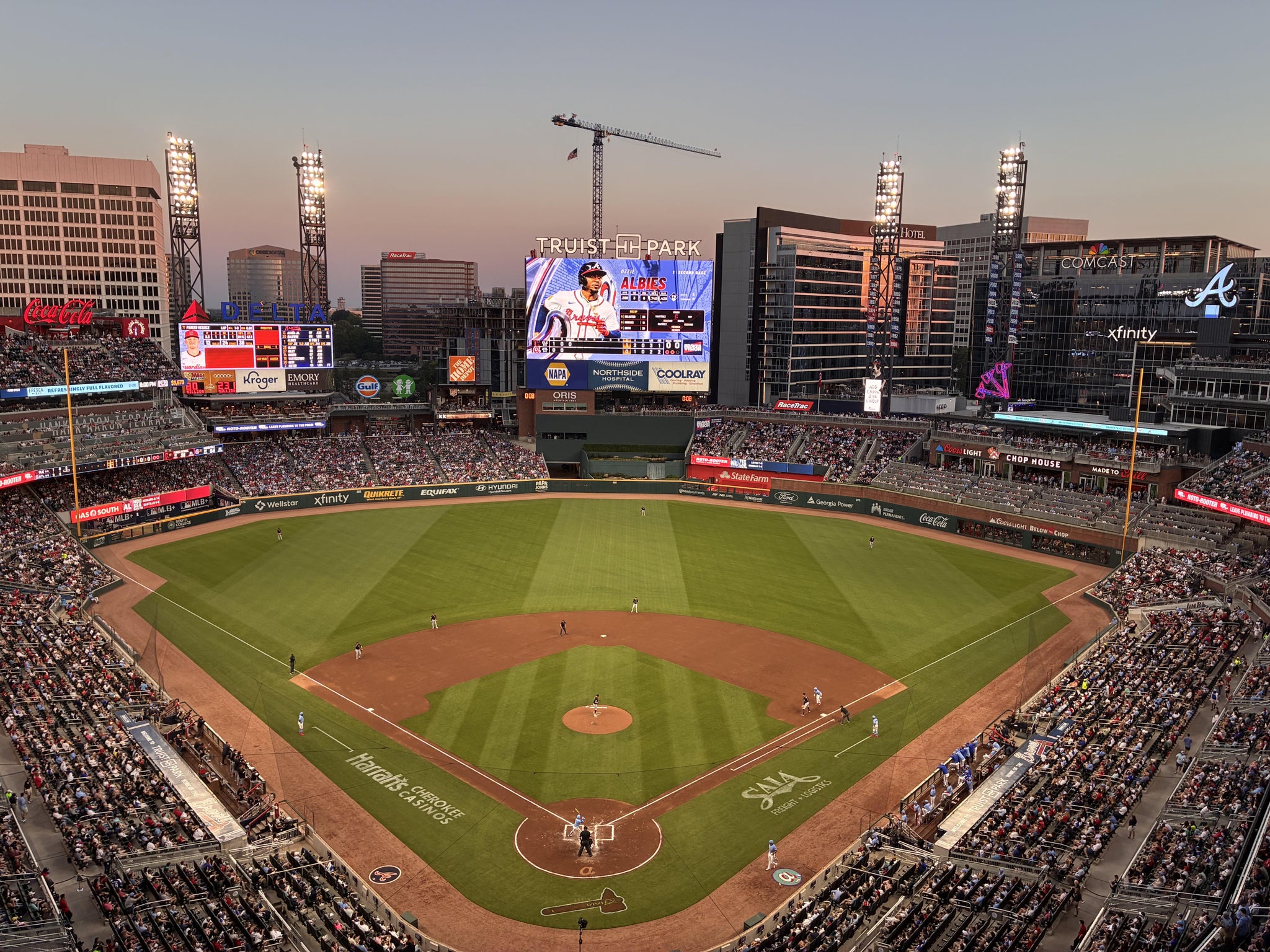 Real Fan View taken from Section 426 at Truist Park by Glen H