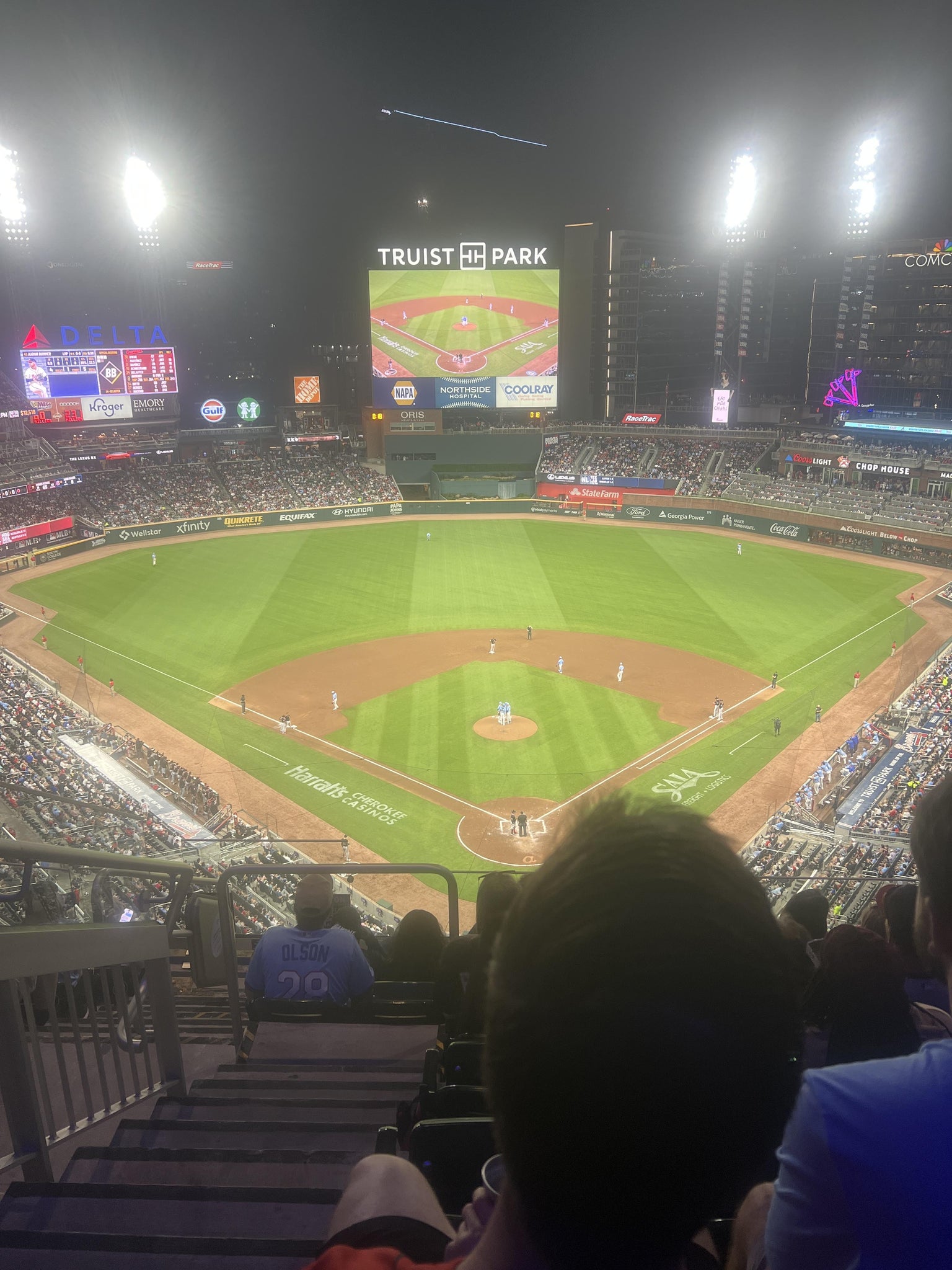 Real Fan View taken from Section 426 at Truist Park by Jessica F