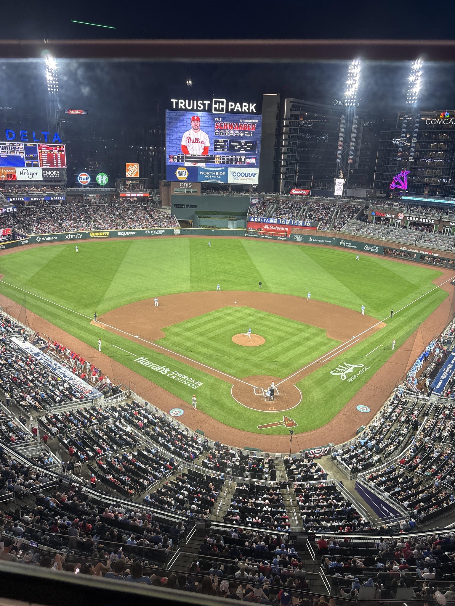 Real Fan View taken from Section 427 at Truist Park by Gabriel C
