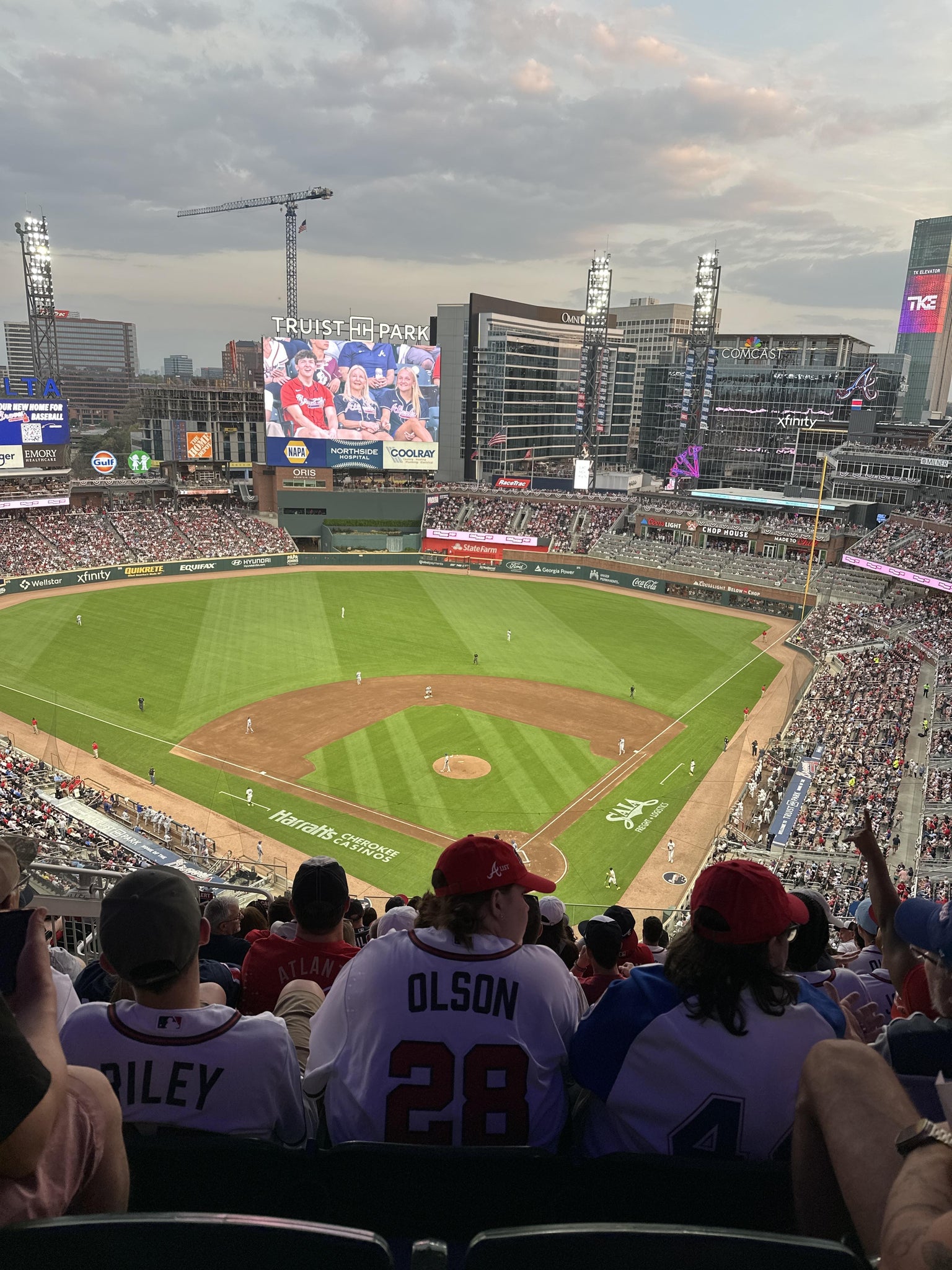 Real Fan View taken from Section 427 at Truist Park by Harry L