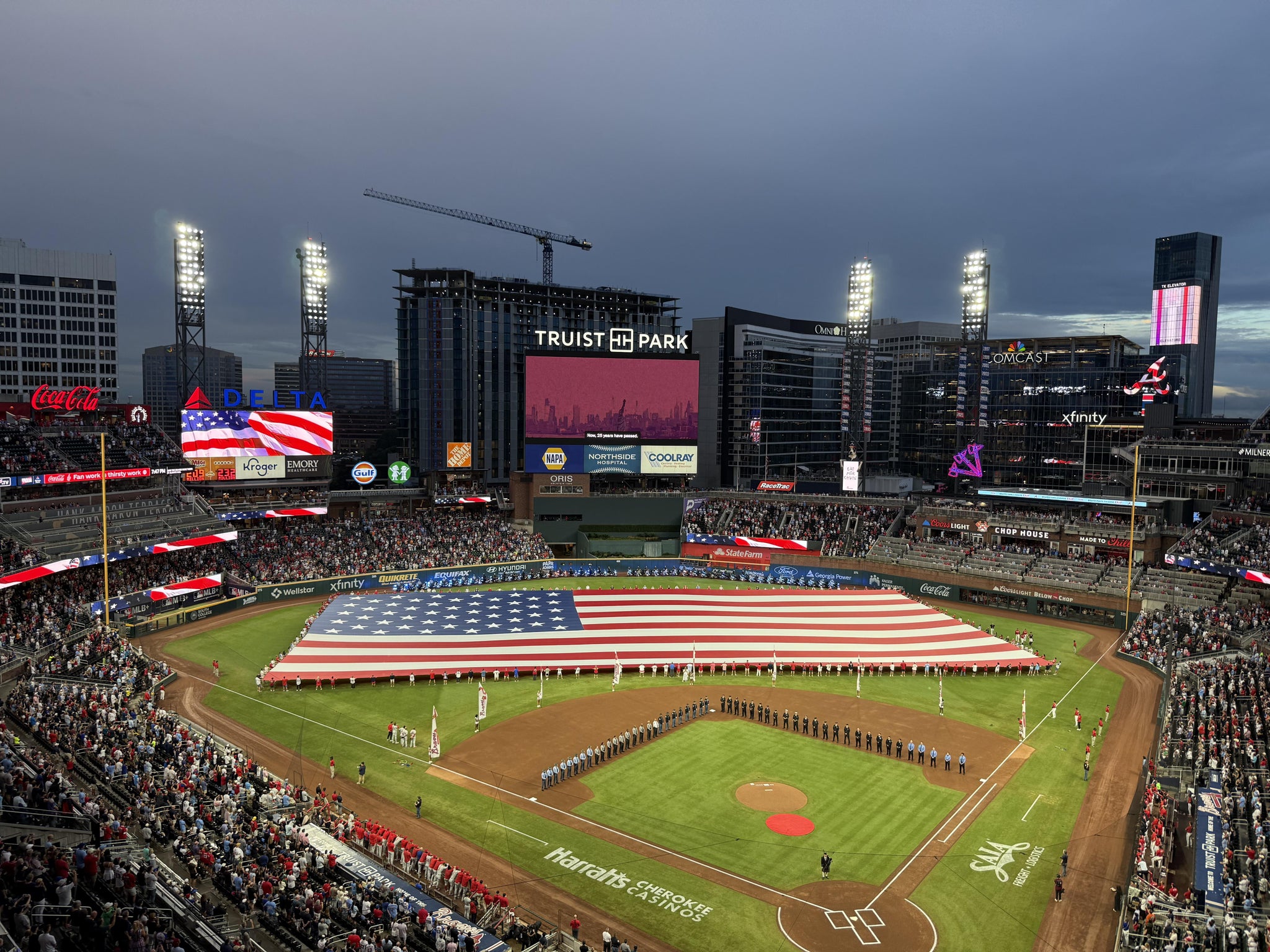 Real Fan View taken from Section 428 at Truist Park by Robert S