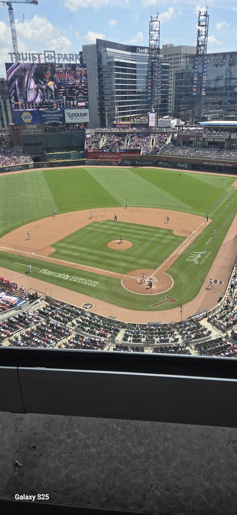 Real Fan View taken from Section 428 at Truist Park by Nicholas S