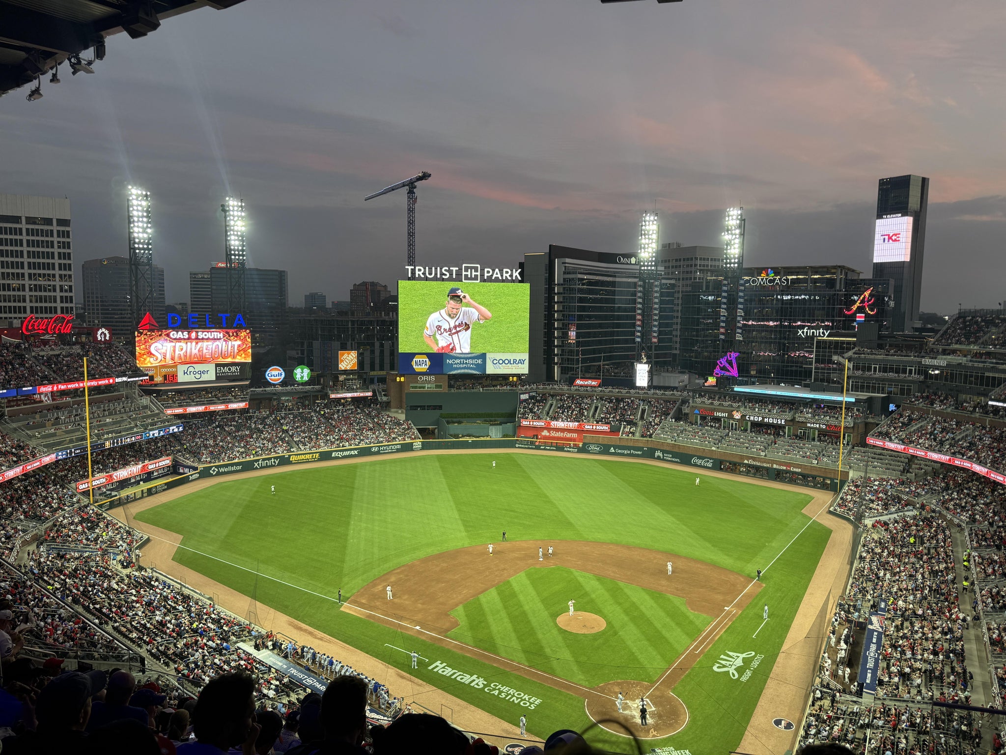Real Fan View taken from Section 428 at Truist Park by Anthony S