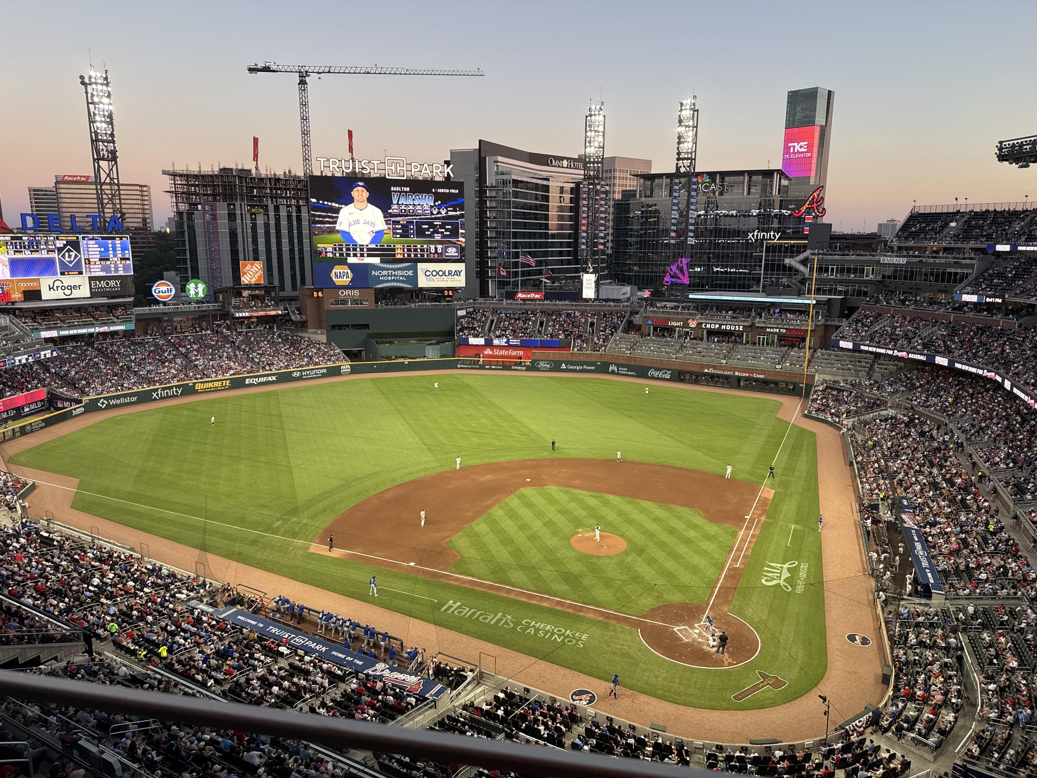 Real Fan View taken from Section 429 at Truist Park by Candice B