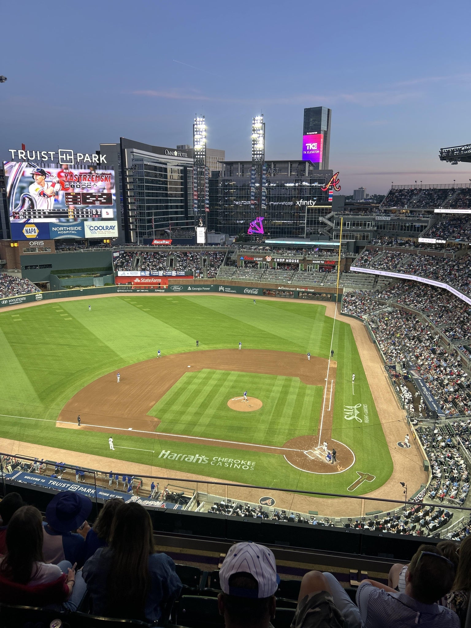 Real Fan View taken from Section 430 at Truist Park by Steven M