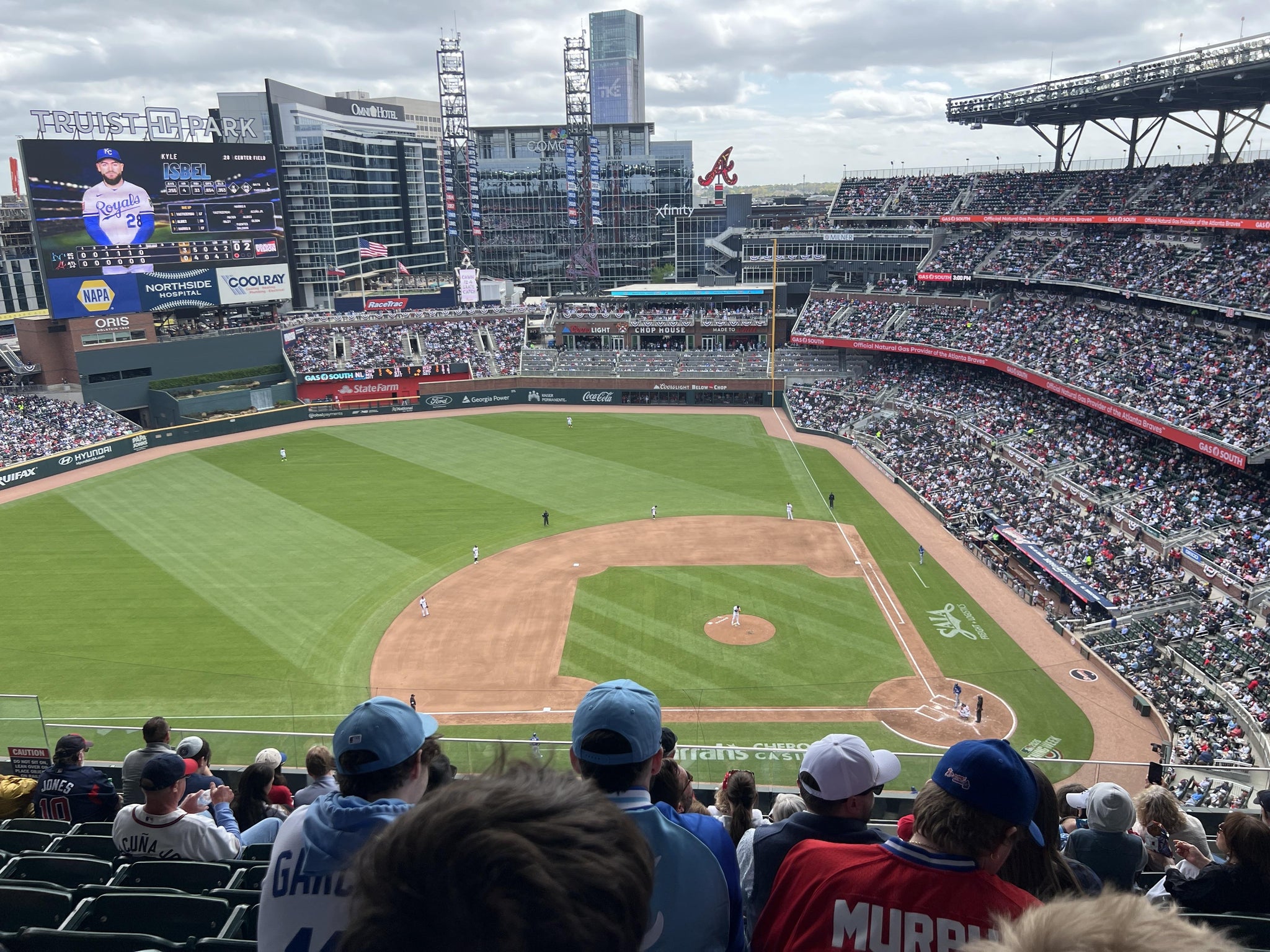 Real Fan View taken from Section 431 at Truist Park by Kara T