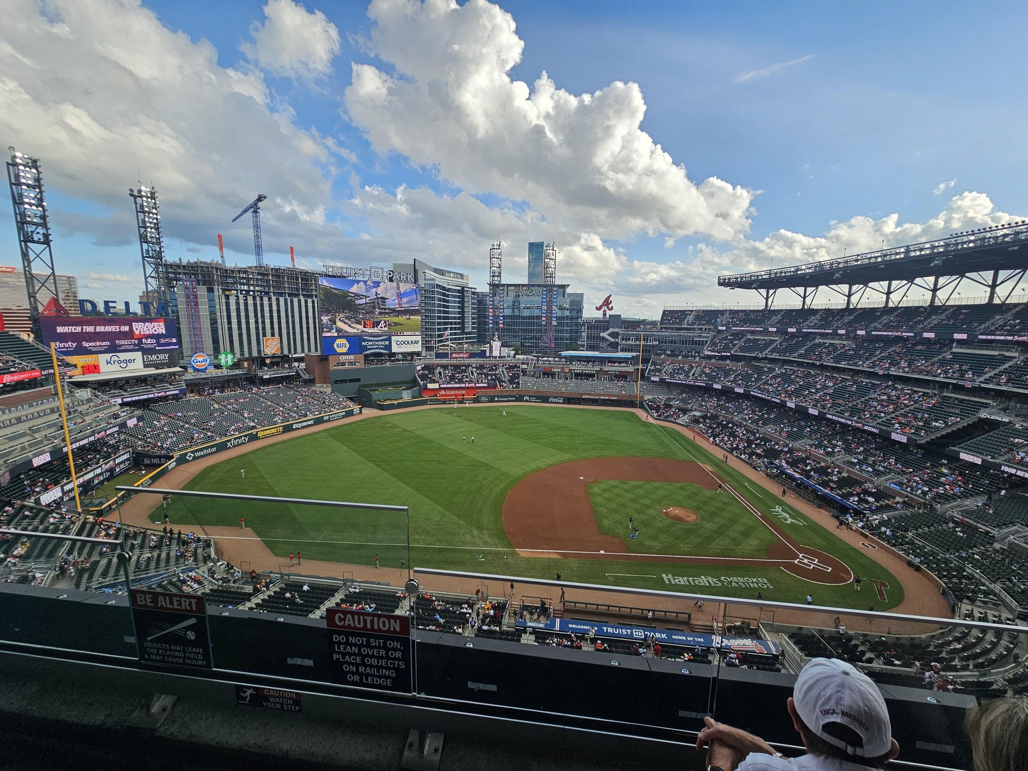 Real Fan View taken from Section 433 at Truist Park by John R