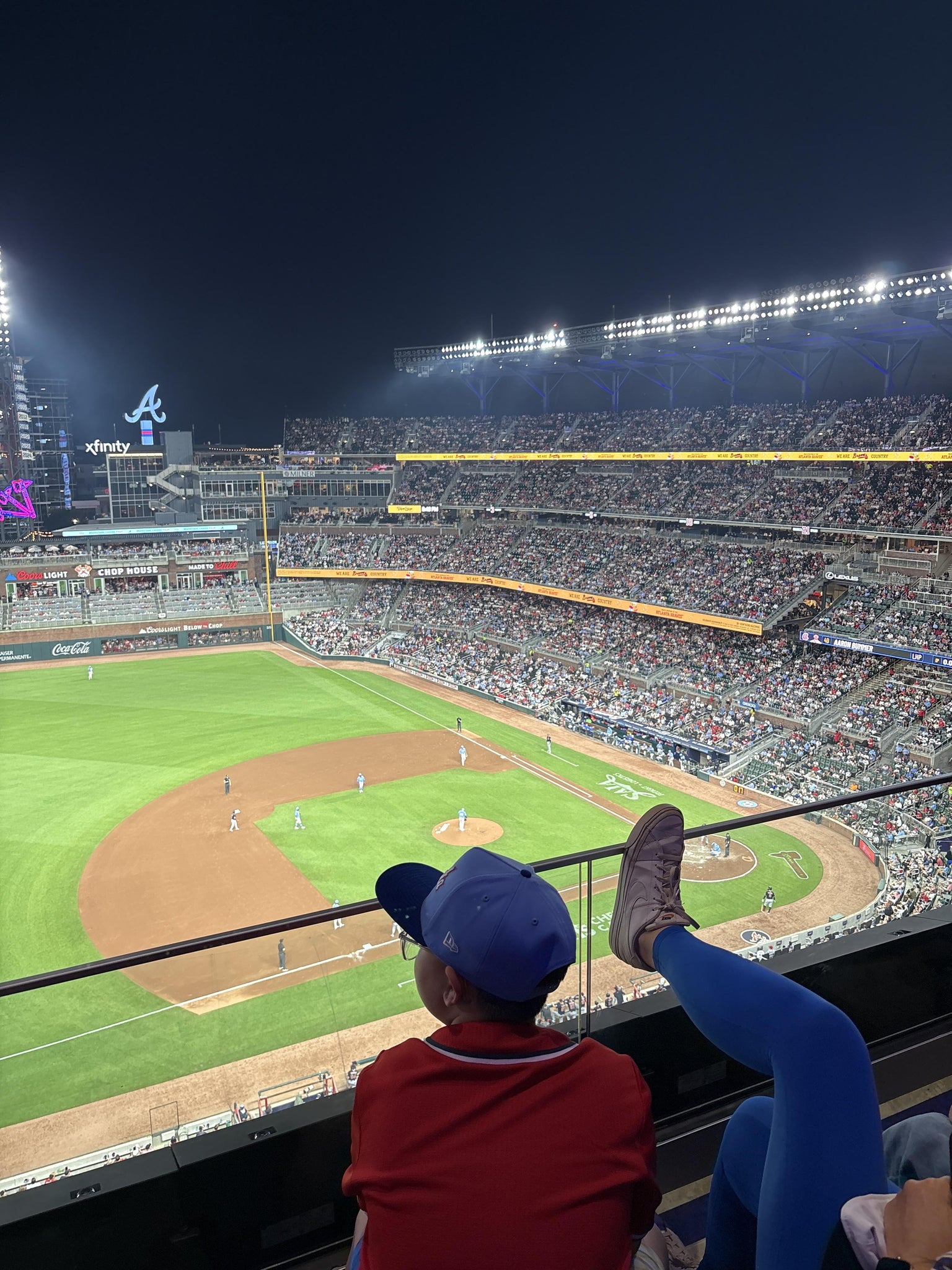 Real Fan View taken from Section 435 at Truist Park by Stella T