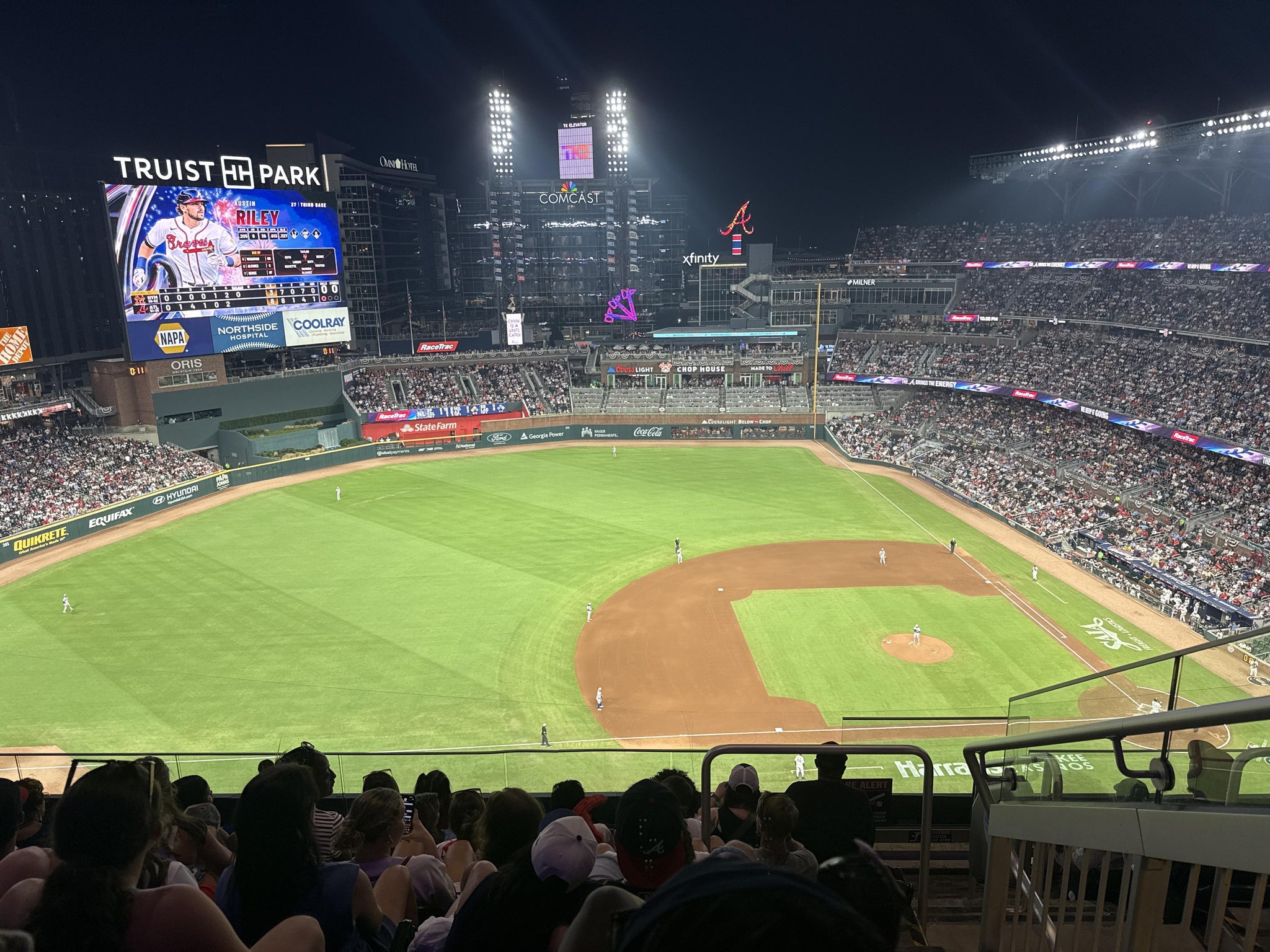 Real Fan View taken from Section 435 at Truist Park by Taylor J