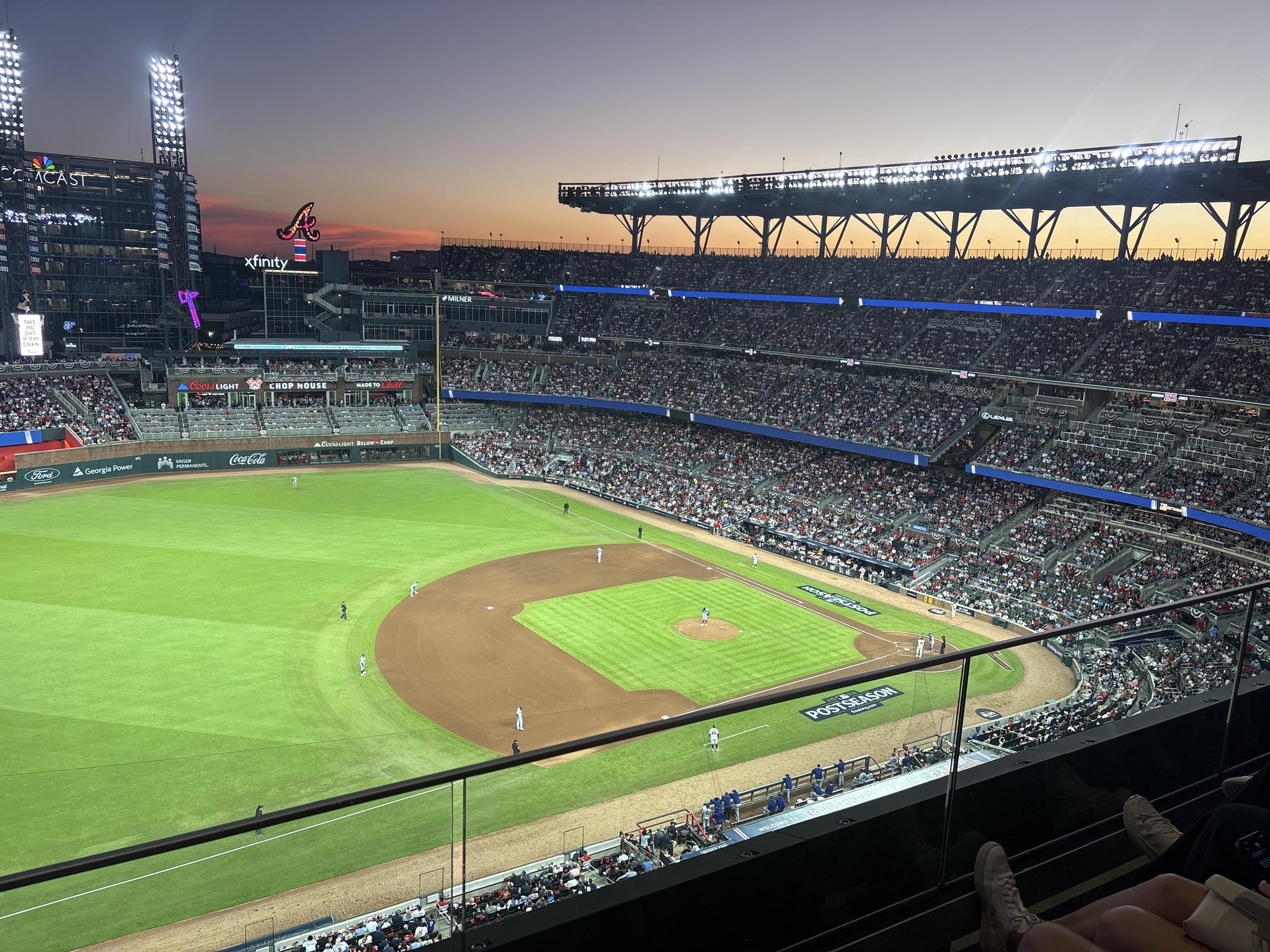 Real Fan View taken from Section 438 at Truist Park by Alan P