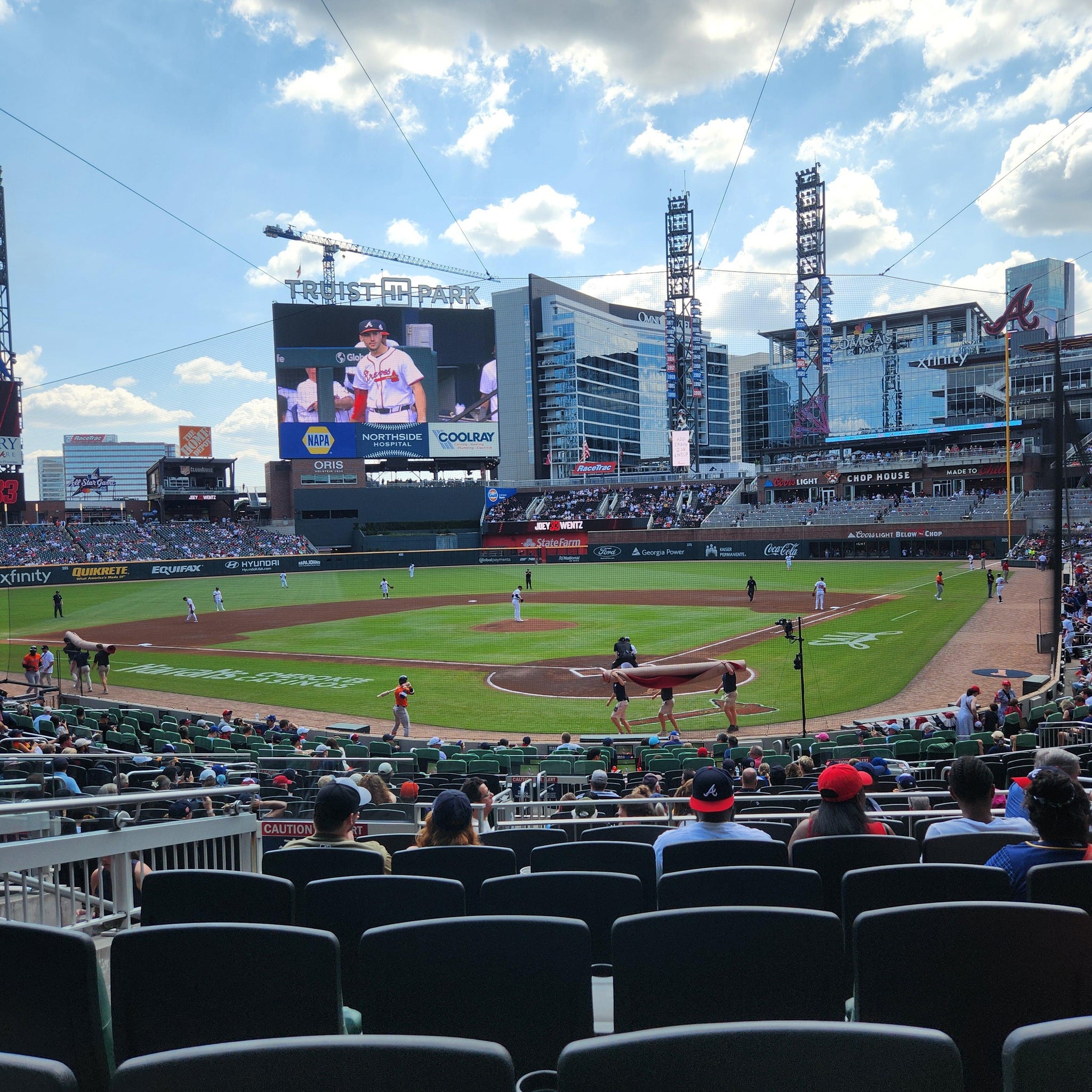 Real Fan View taken from Delta Executive Club 126 at Truist Park by Brian R