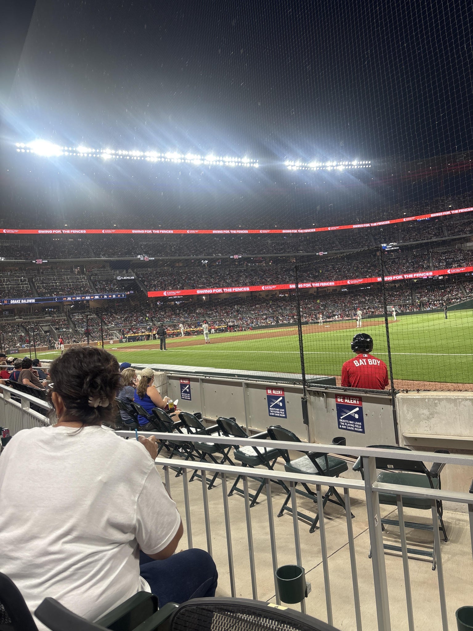 Real Fan View taken from Dugout Corner 12 at Truist Park by Brittany P