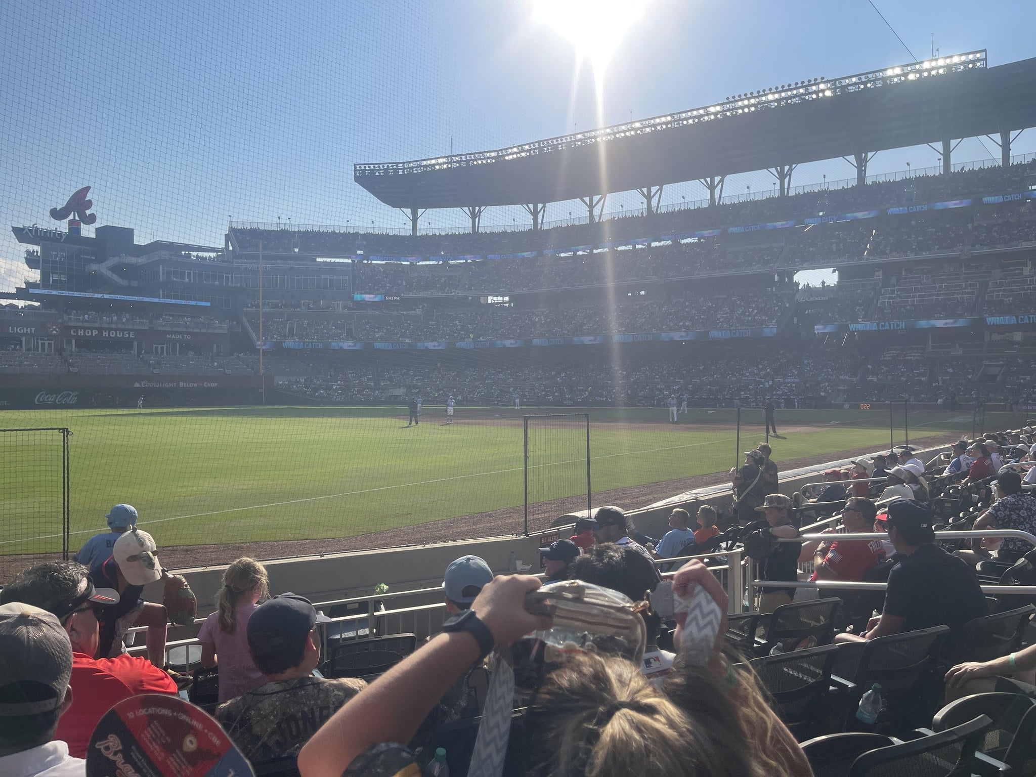Real Fan View taken from Dugout Corner 40 at Truist Park by Jessie M