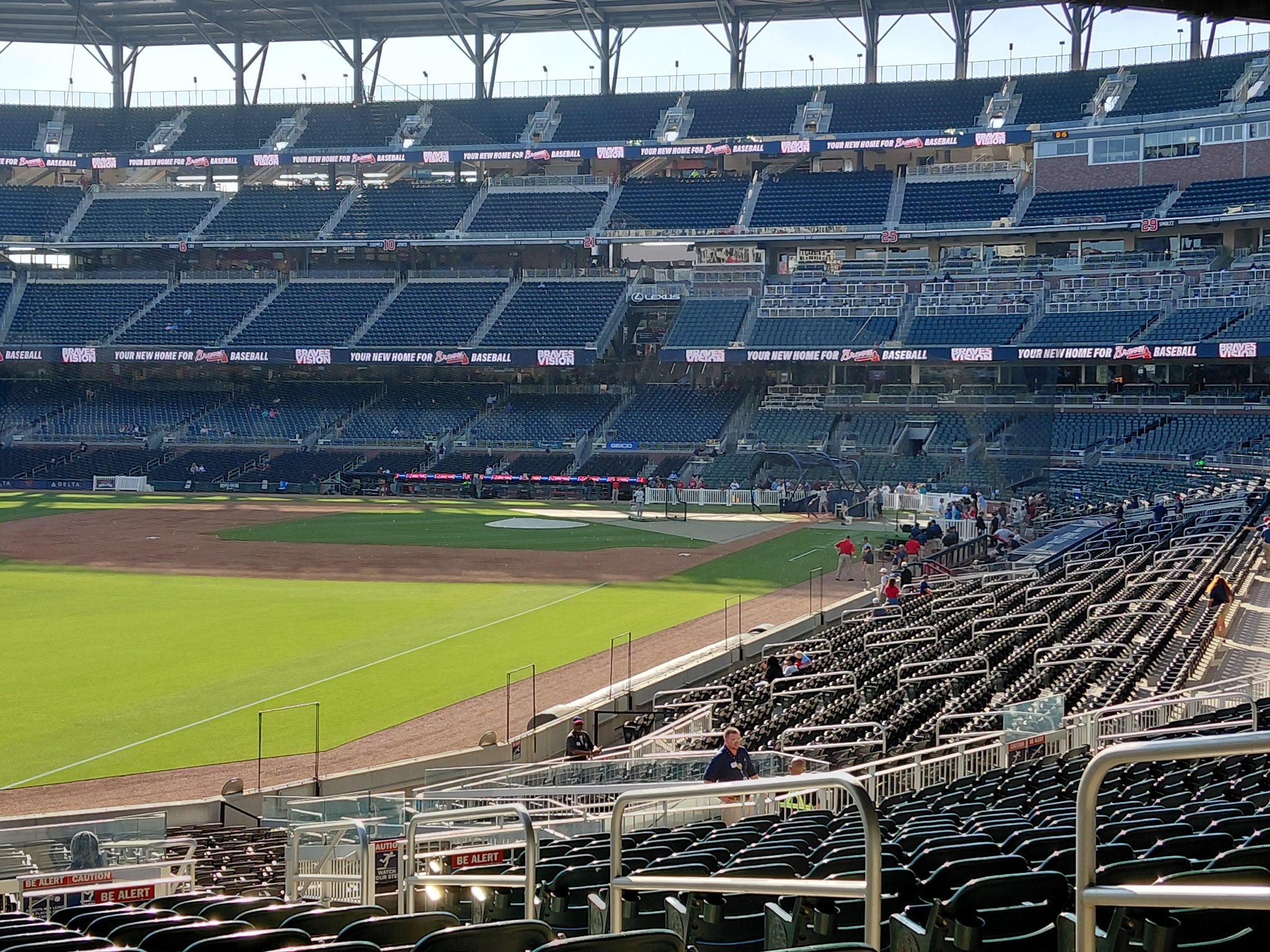 Real Fan View taken from Dugout Corner 41 at Truist Park by Sharon S