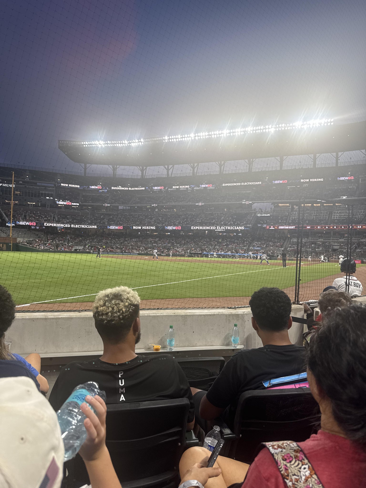Real Fan View taken from Dugout Corner 41 at Truist Park by Sasha-nicole O