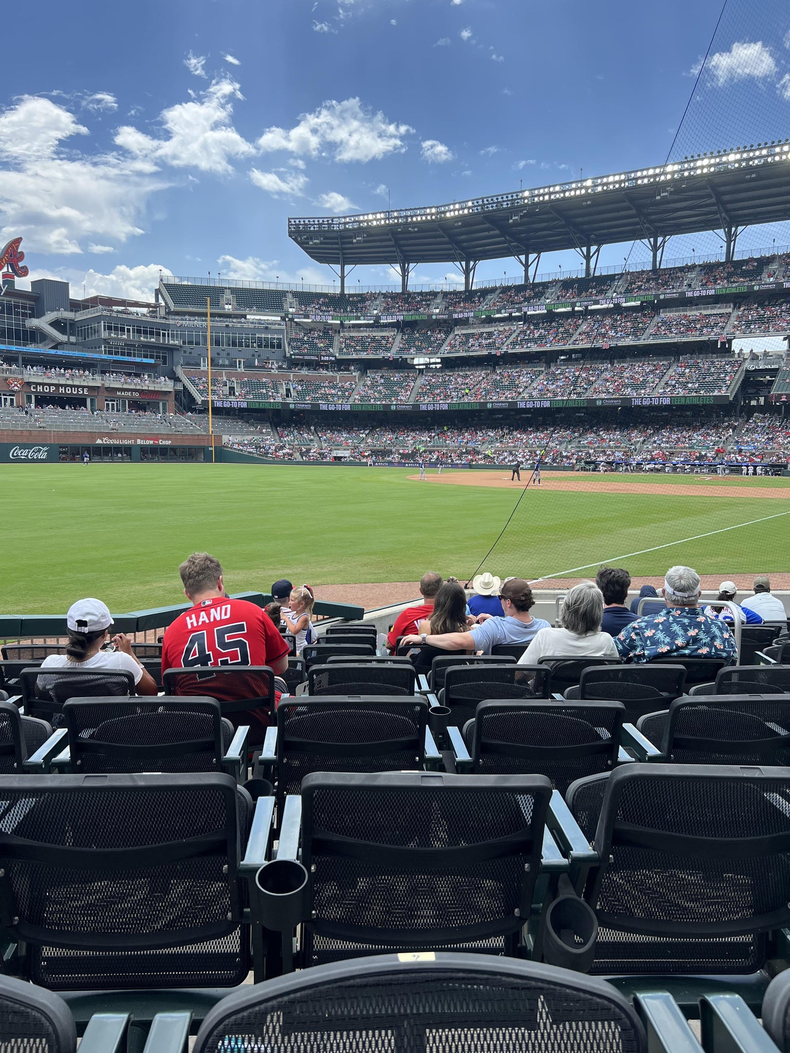Real Fan View taken from Dugout Corner 42 at Truist Park by Katlyn M