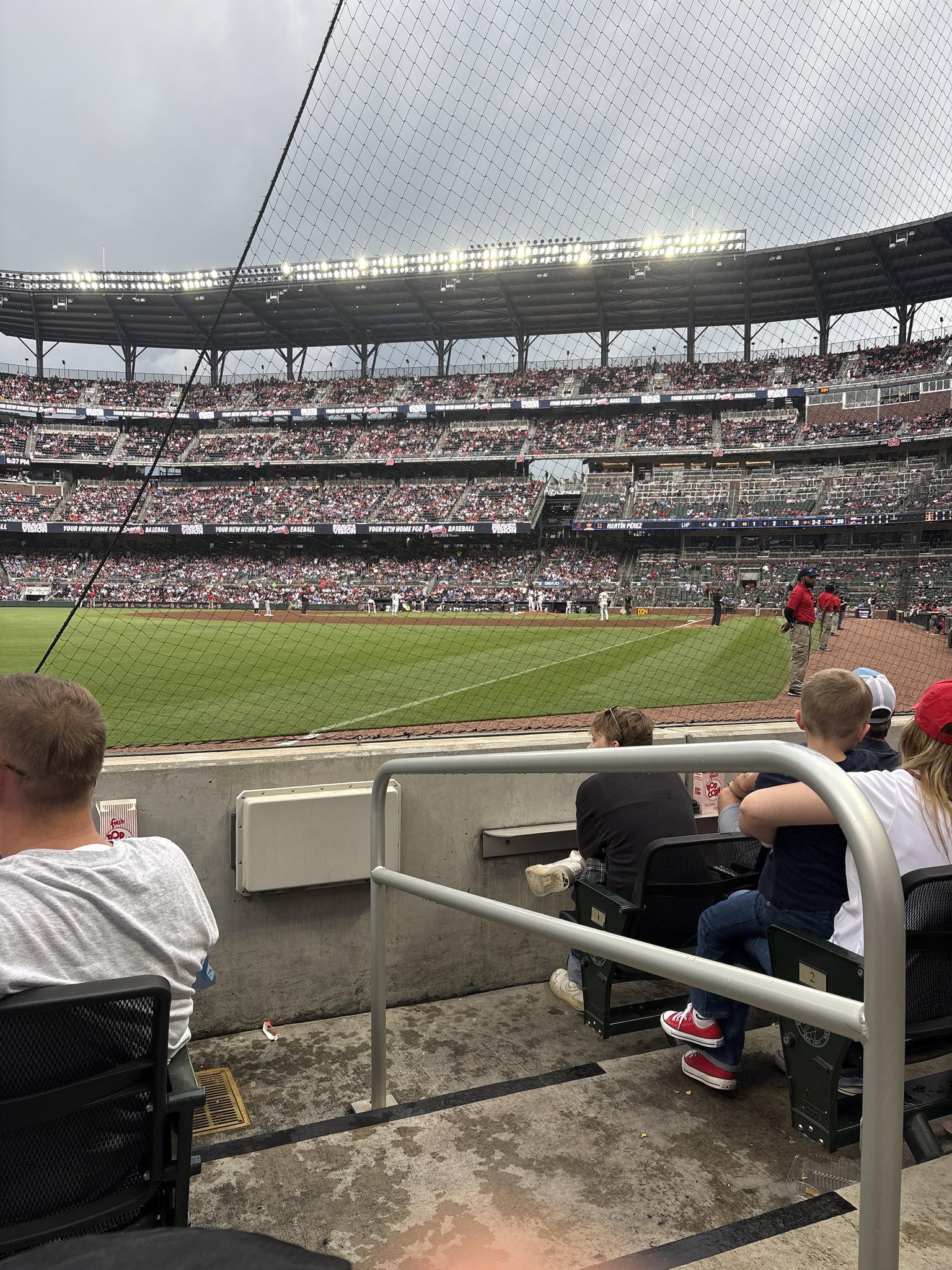 Real Fan View taken from Dugout Corner 42 at Truist Park by Allen H