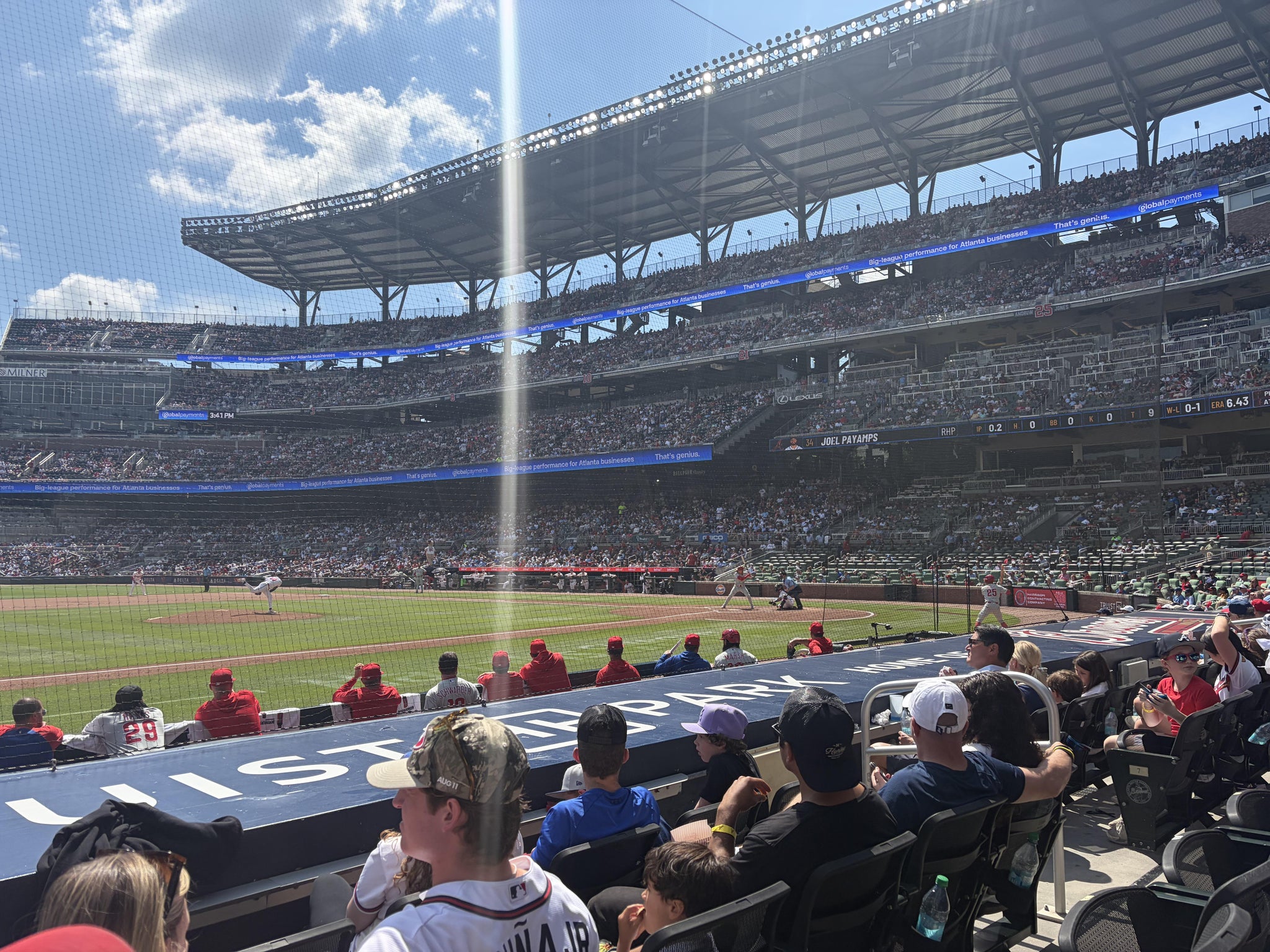 Real Fan View taken from Dugout Infield 33 at Truist Park by Deirdre A