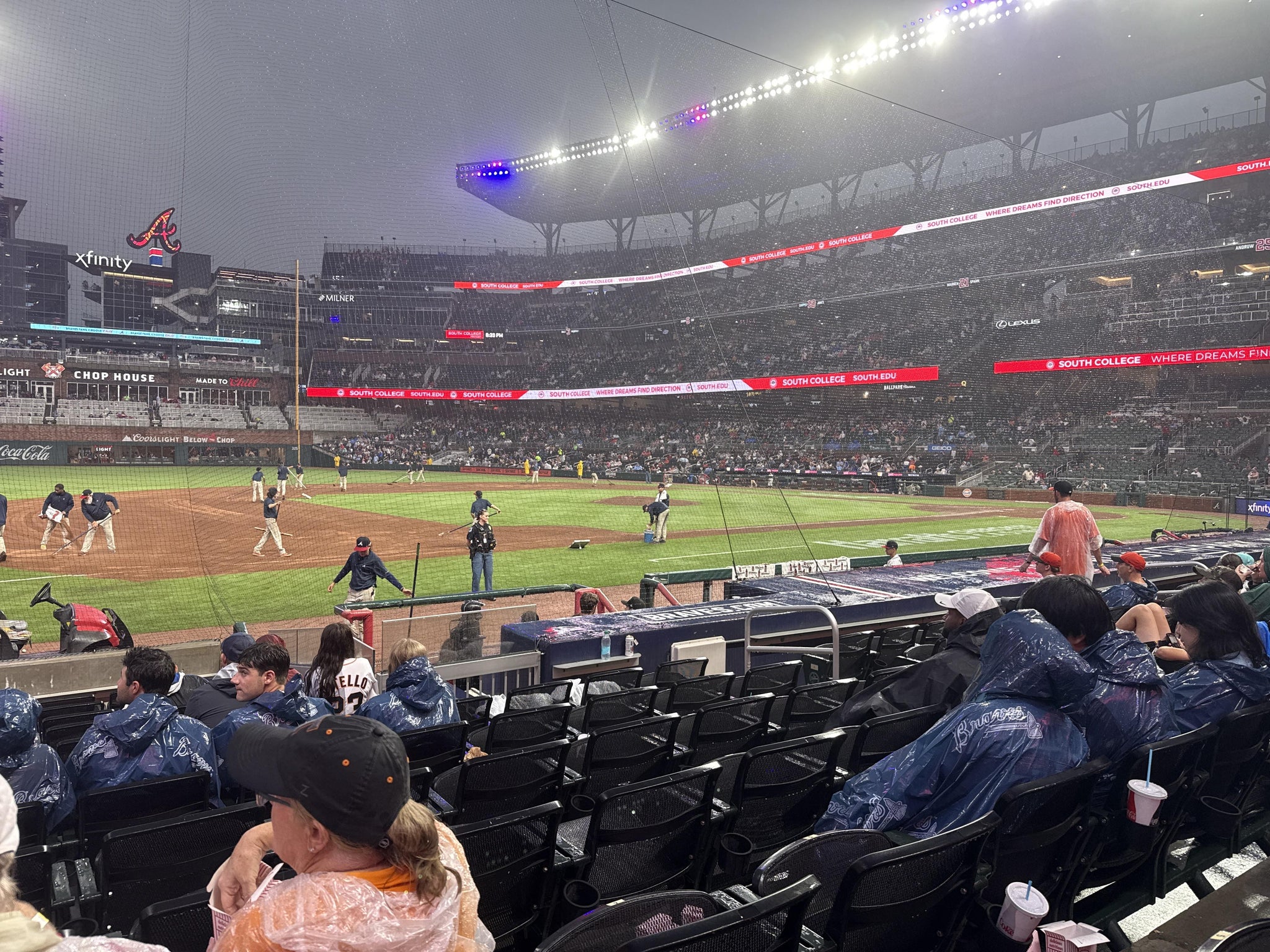 Real Fan View taken from Dugout Infield 35 at Truist Park by Michael S