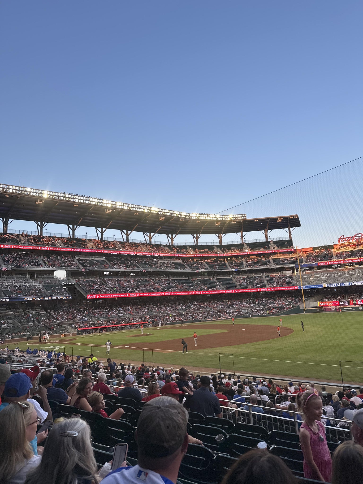 Real Fan View taken from Dugout Reserved 13 at Truist Park by Navila andrea B