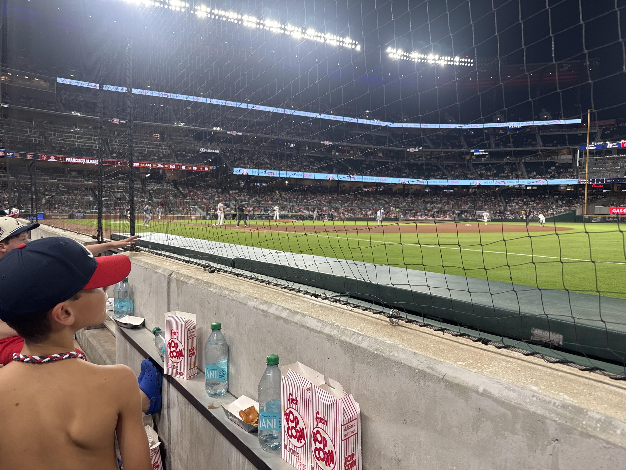 Real Fan View taken from Dugout Reserved 14 at Truist Park by Justin T