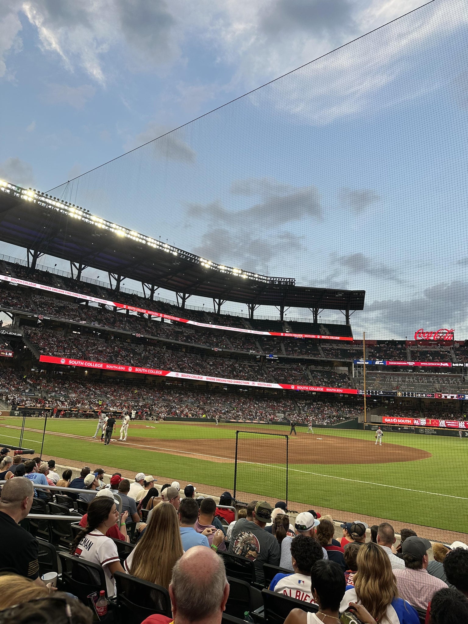 Real Fan View taken from Dugout Reserved 15 at Truist Park by Prasanth G