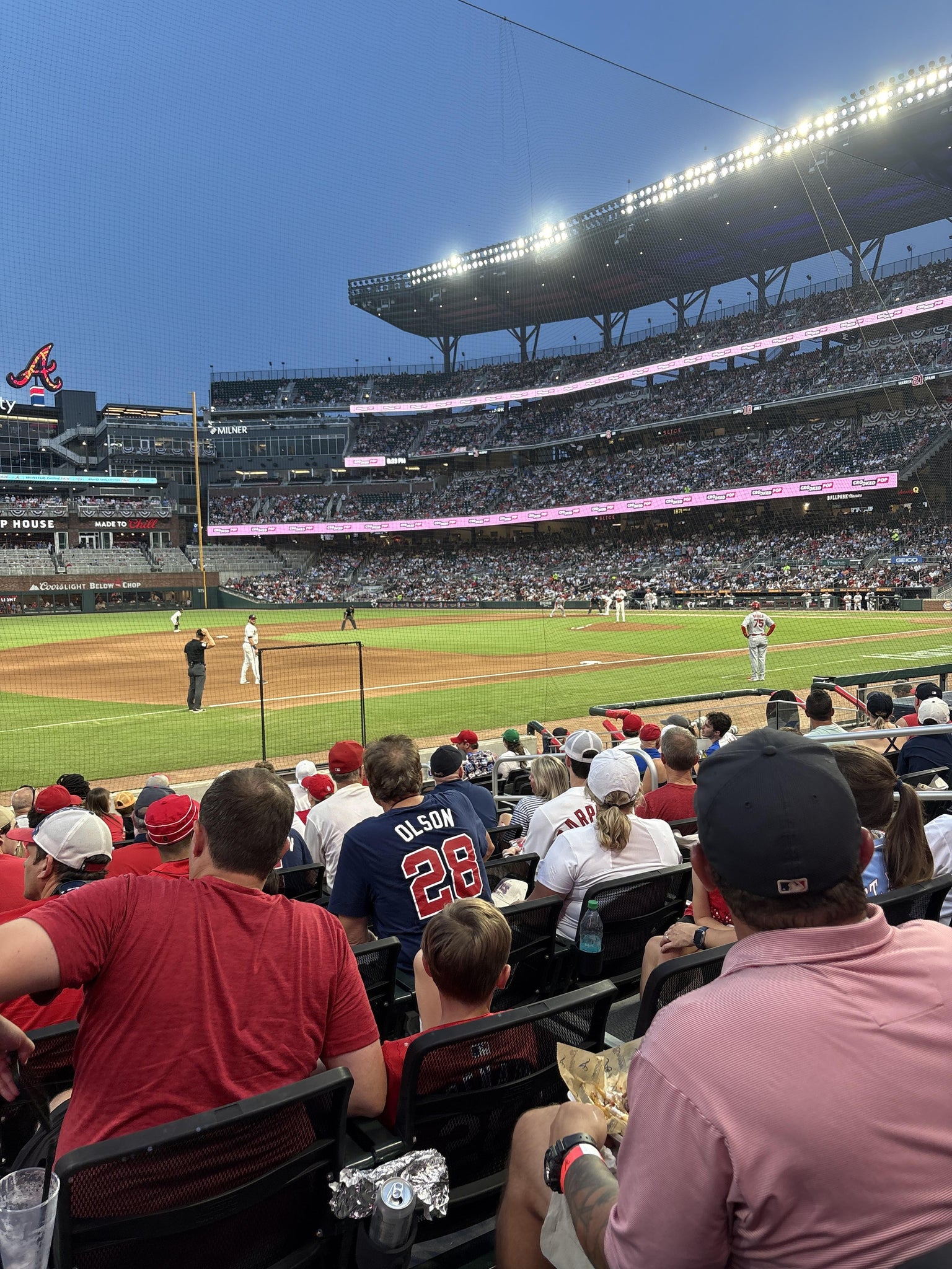 Real Fan View taken from Dugout Reserved 36 at Truist Park by Anonymous User