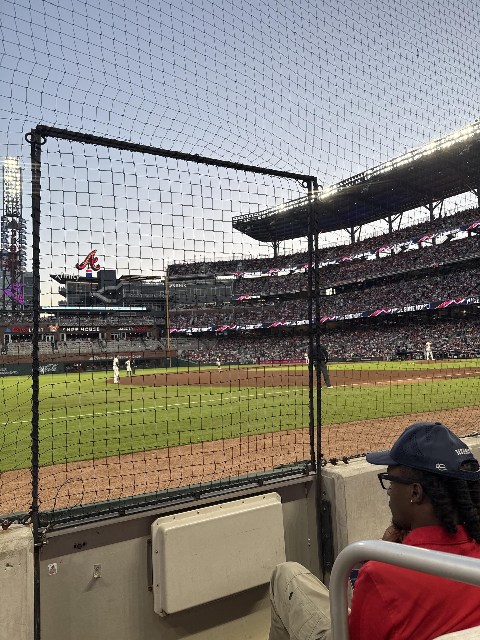 Real Fan View taken from Dugout Reserved 37 at Truist Park by Sheena T