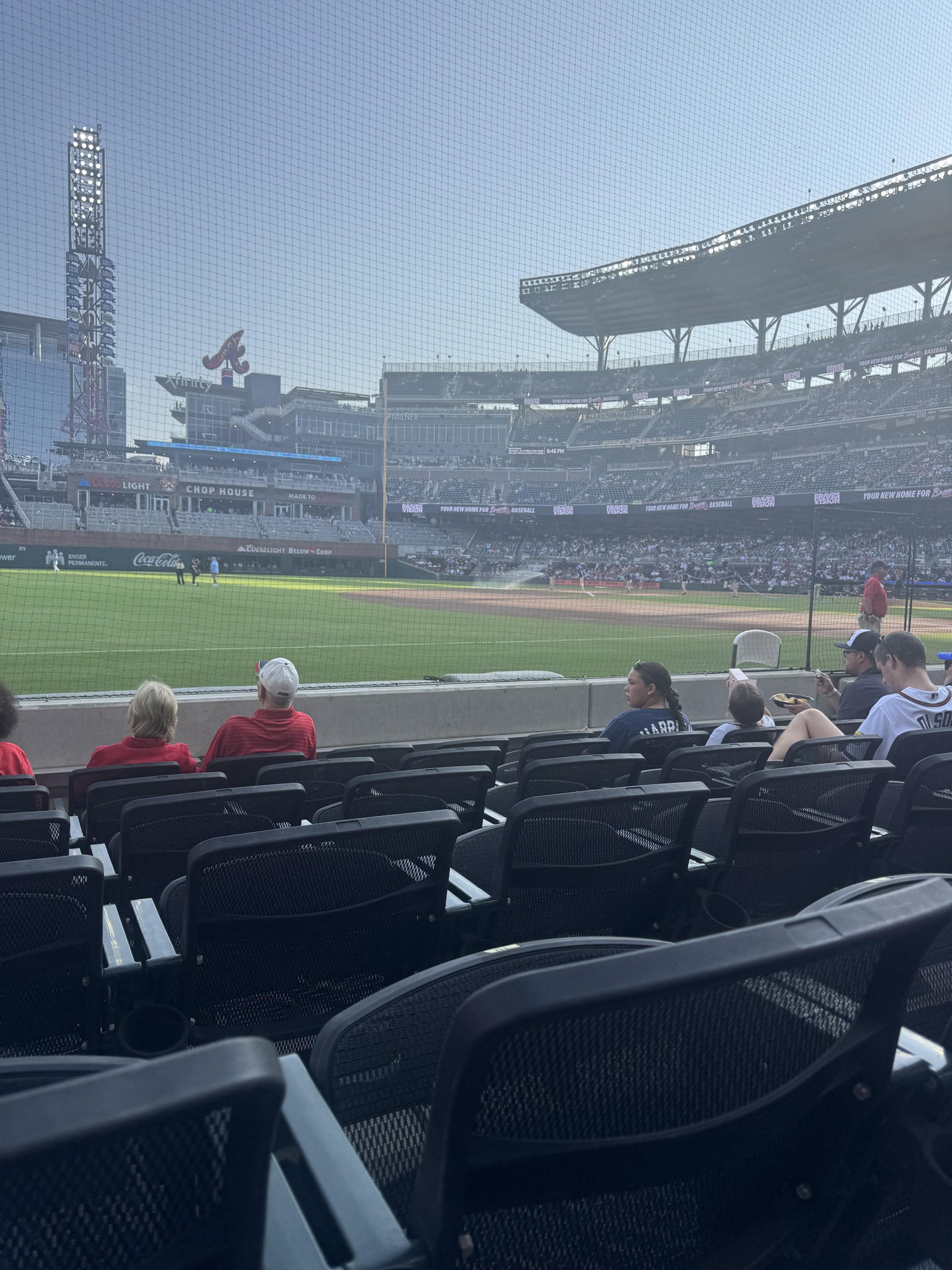 Real Fan View taken from Dugout Reserved 37 at Truist Park by Lori H
