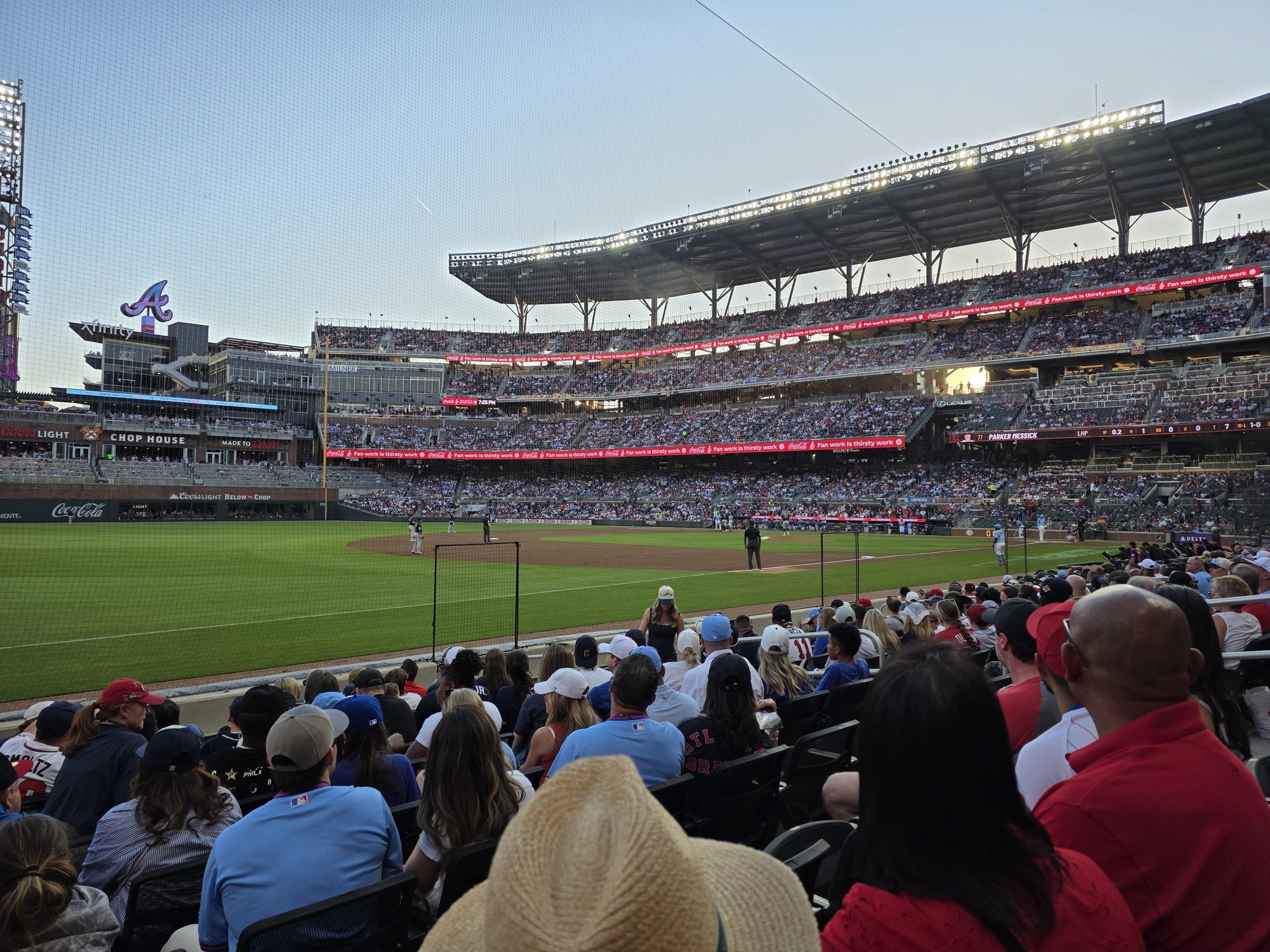 Real Fan View taken from Dugout Reserved 38 at Truist Park by Alessandria P