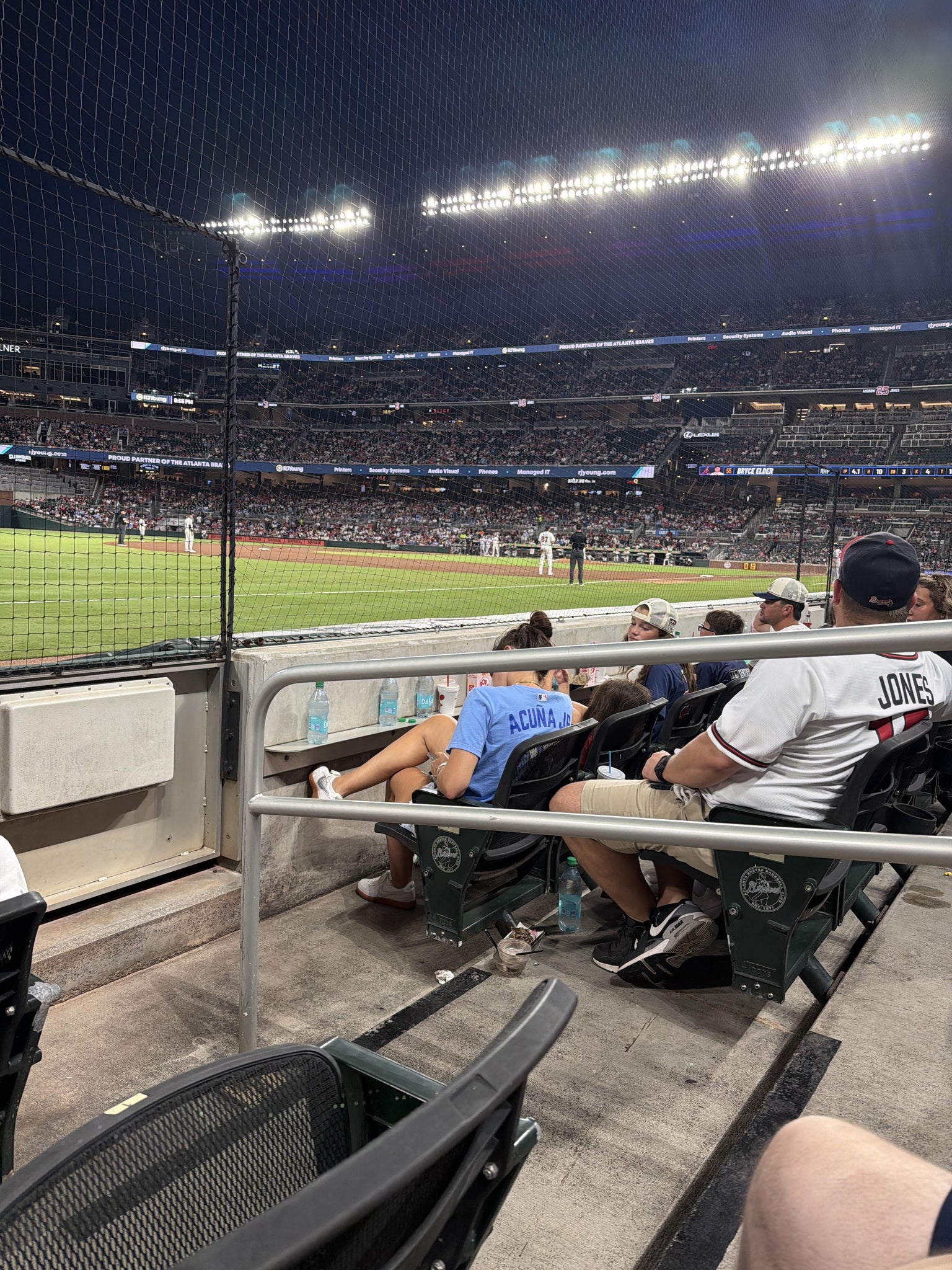 Real Fan View taken from Dugout Reserved 39 at Truist Park by Anonymous User