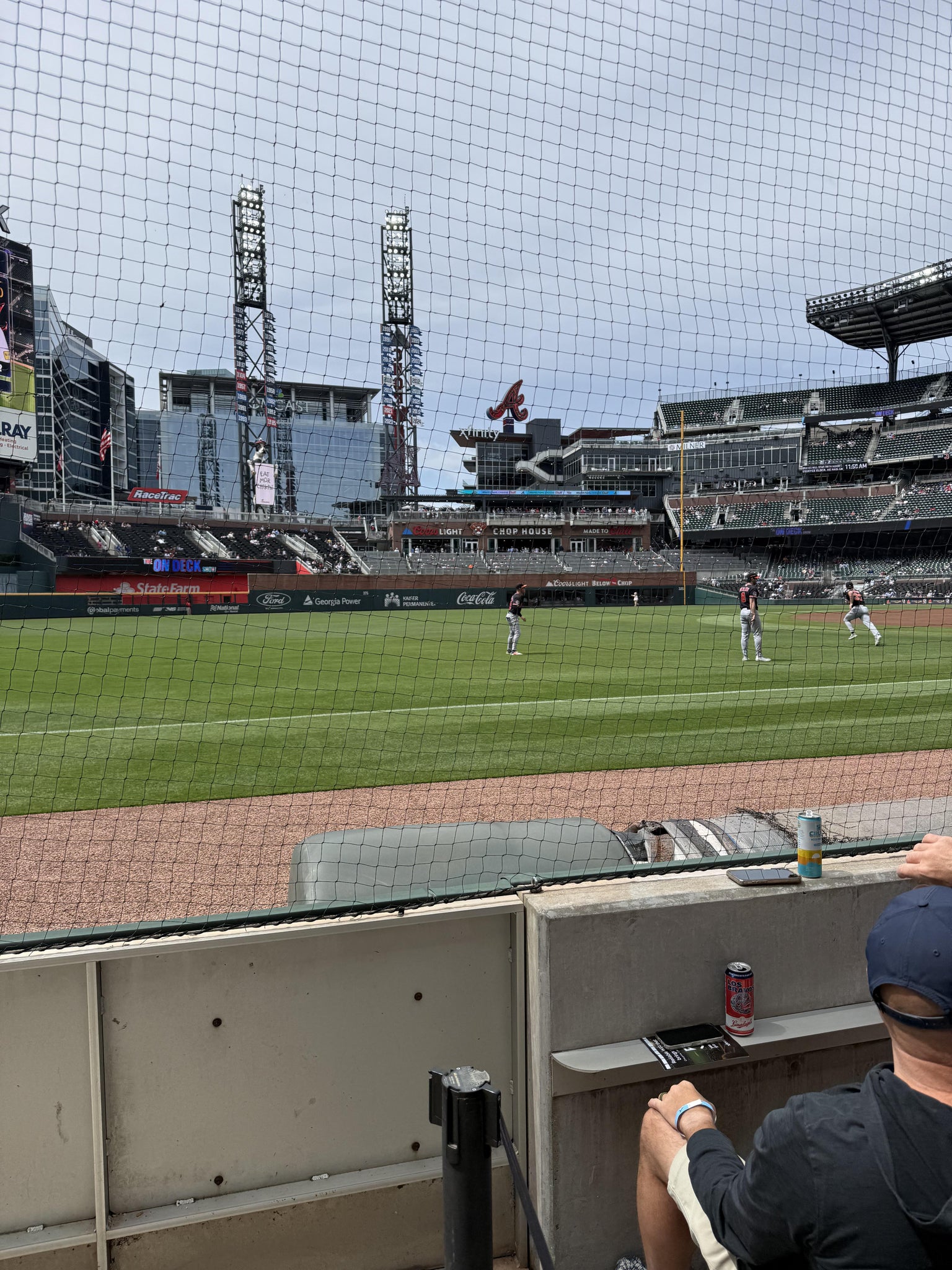 Real Fan View taken from Dugout Reserved 39 at Truist Park by Joe J
