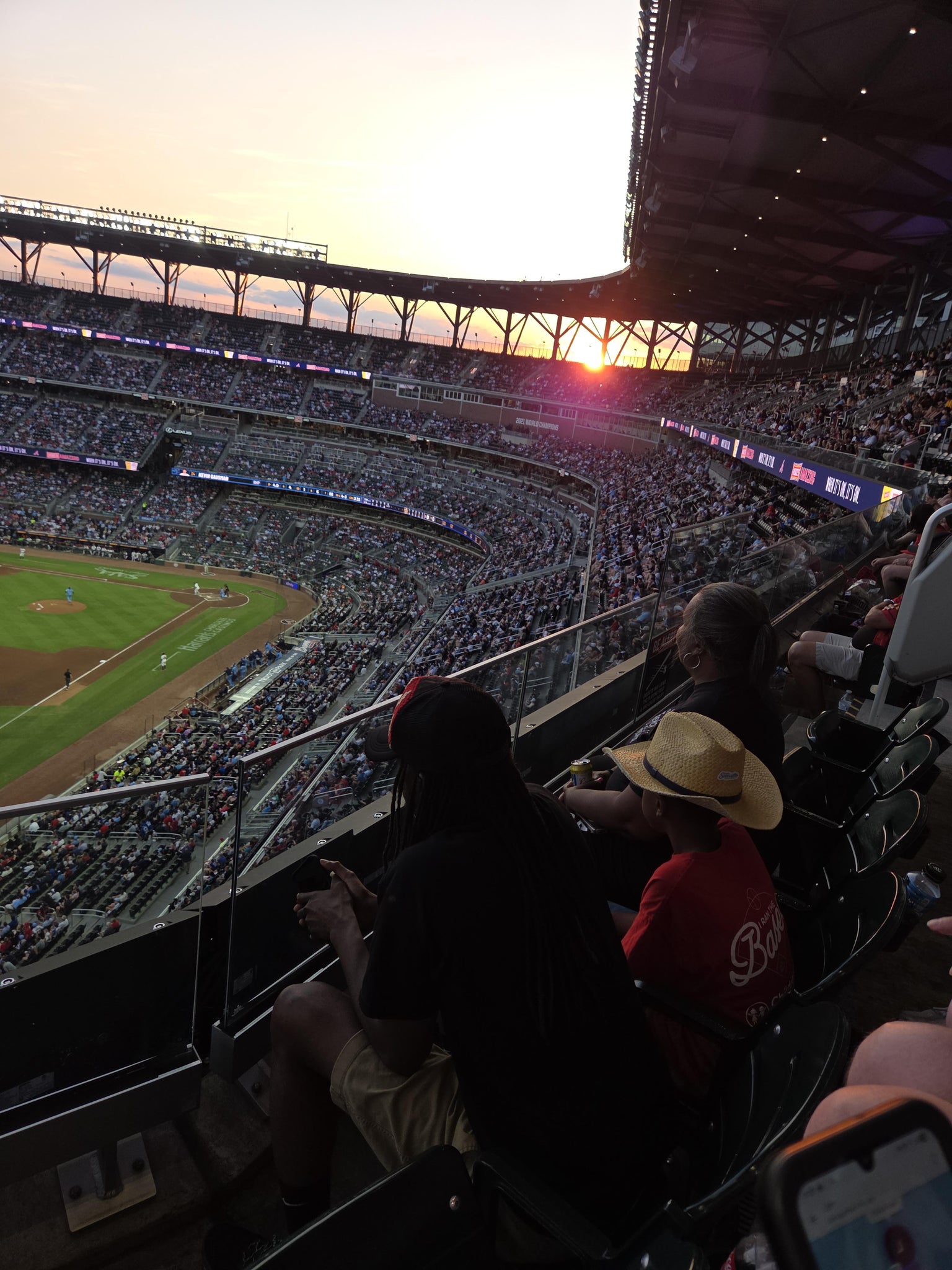 Real Fan View taken from GA Seating at Truist Park by Kay B