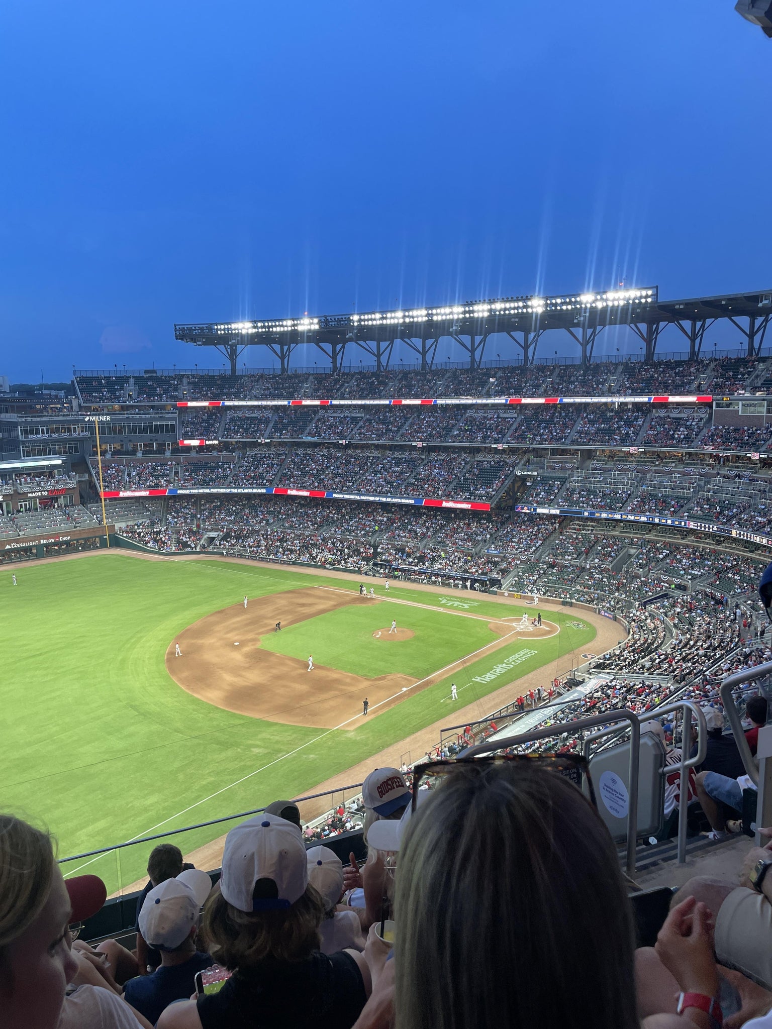 Real Fan View taken from GA Seating at Truist Park by Gabriella A