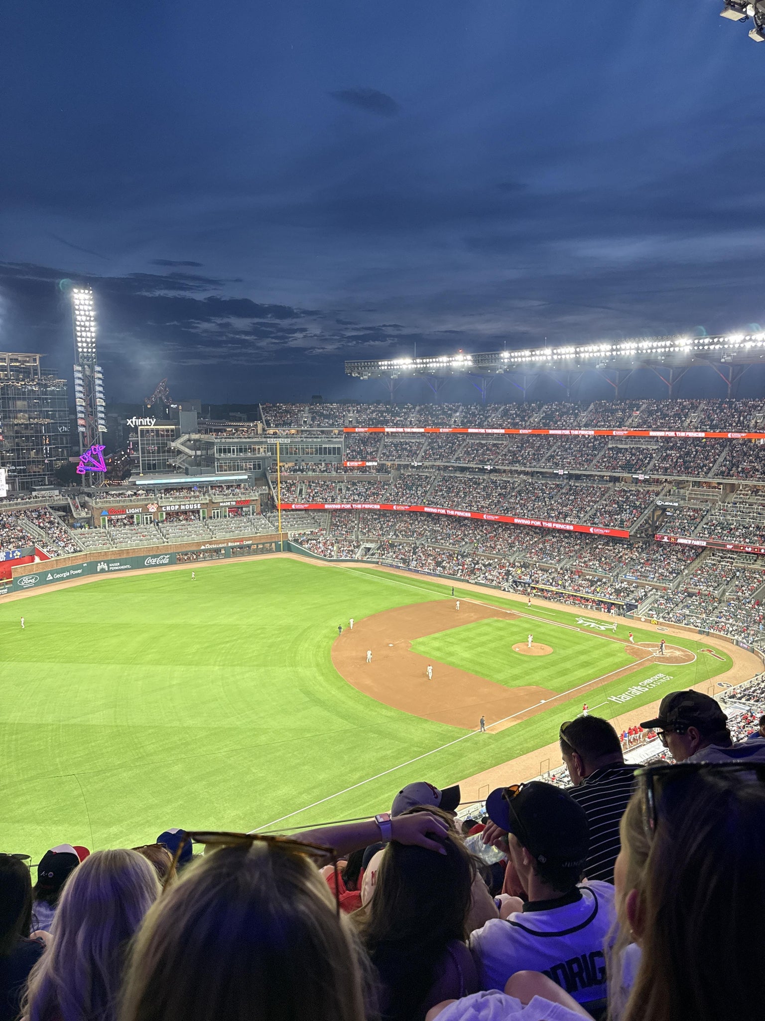 Real Fan View taken from GA Seating at Truist Park by Vanessa F