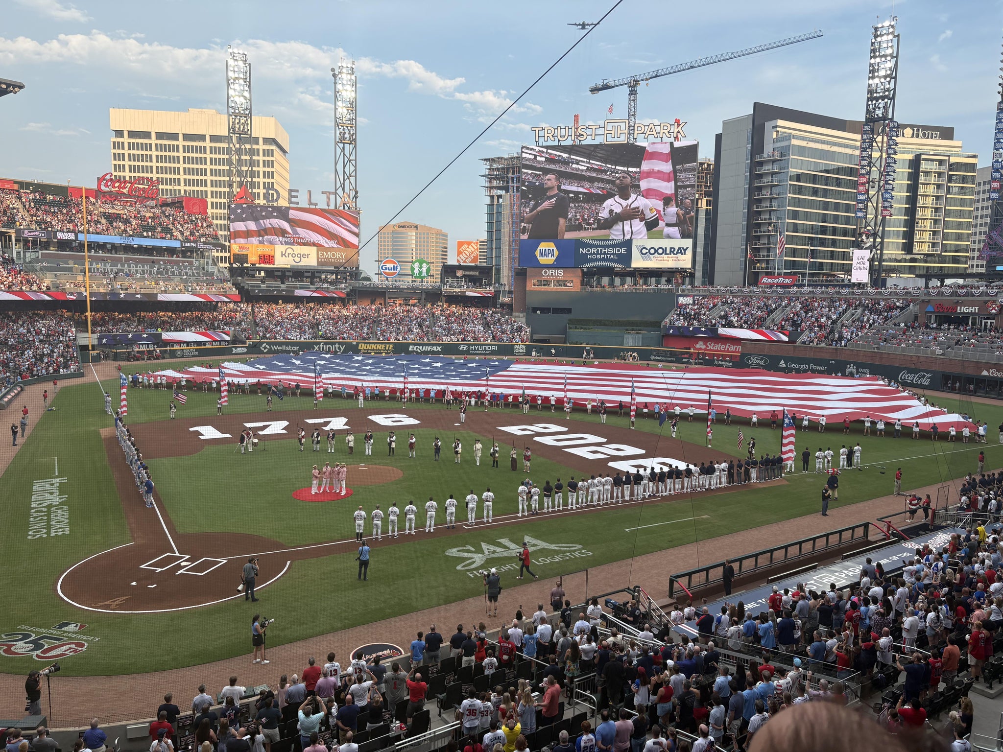 Real Fan View taken from Xfinity Club 223 at Truist Park by Craig L