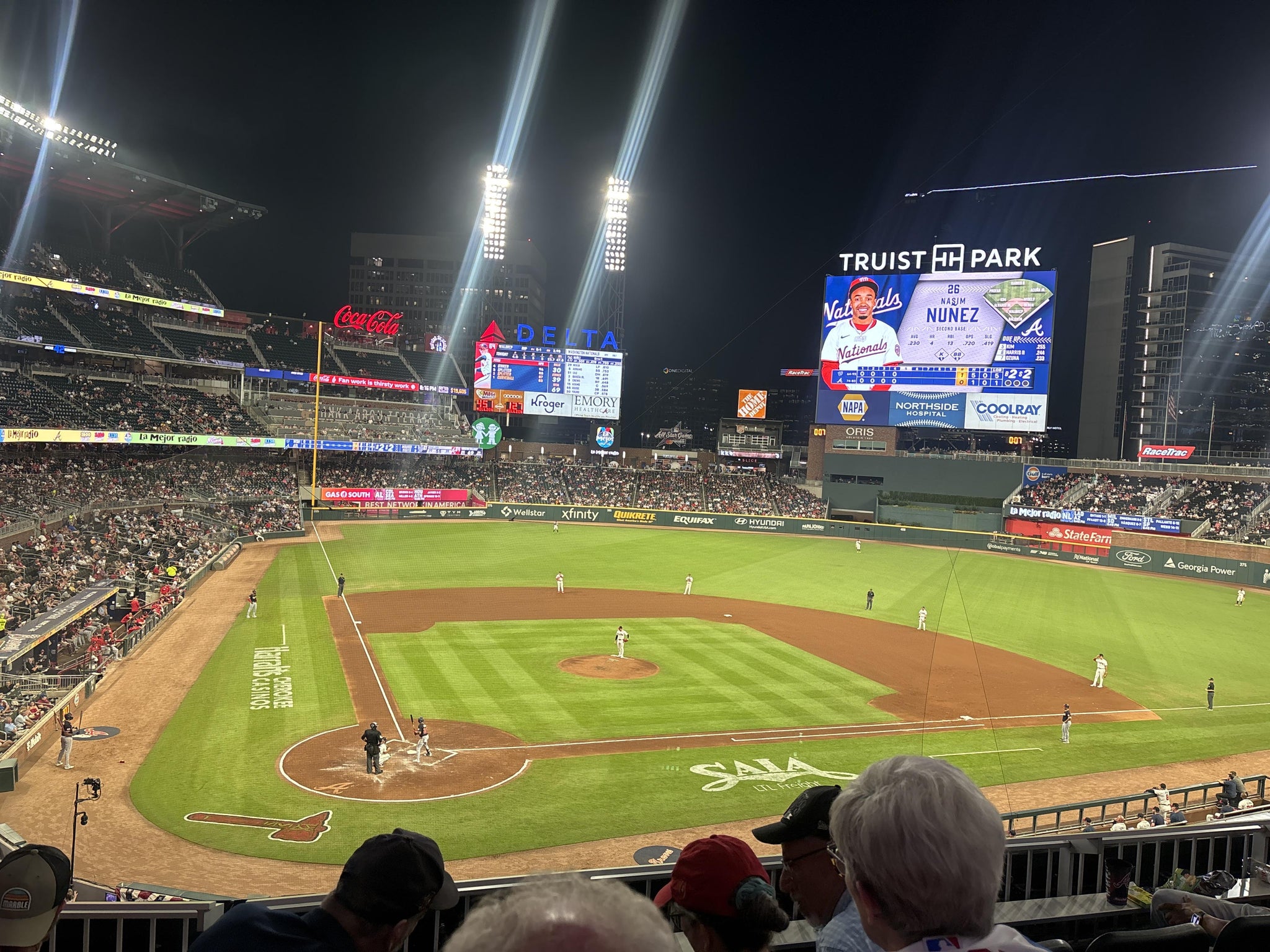 Real Fan View taken from Xfinity Club 223 at Truist Park by Carlos C