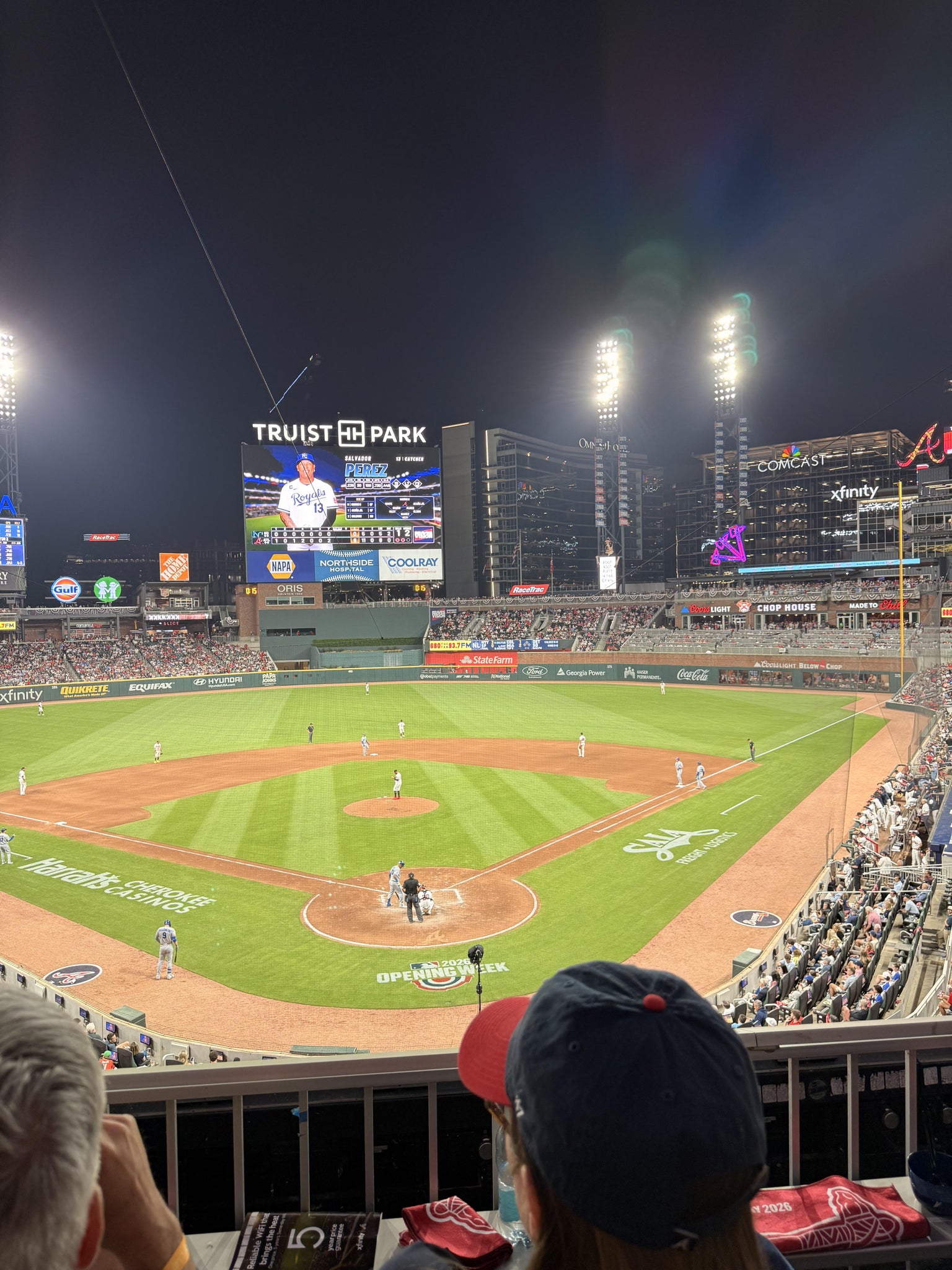 Real Fan View taken from Xfinity Club 226 at Truist Park by Patrick F