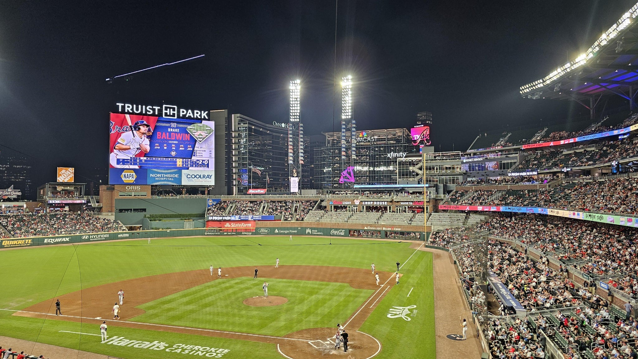 Real Fan View taken from Xfinity Club 228 at Truist Park by Keiska T
