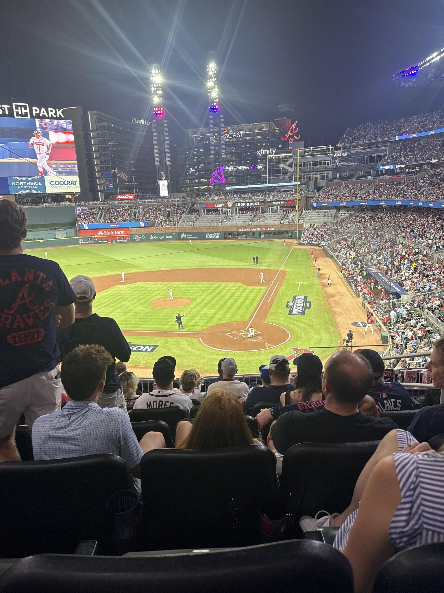 Real Fan View taken from Xfinity Club 229 at Truist Park by Sydney M