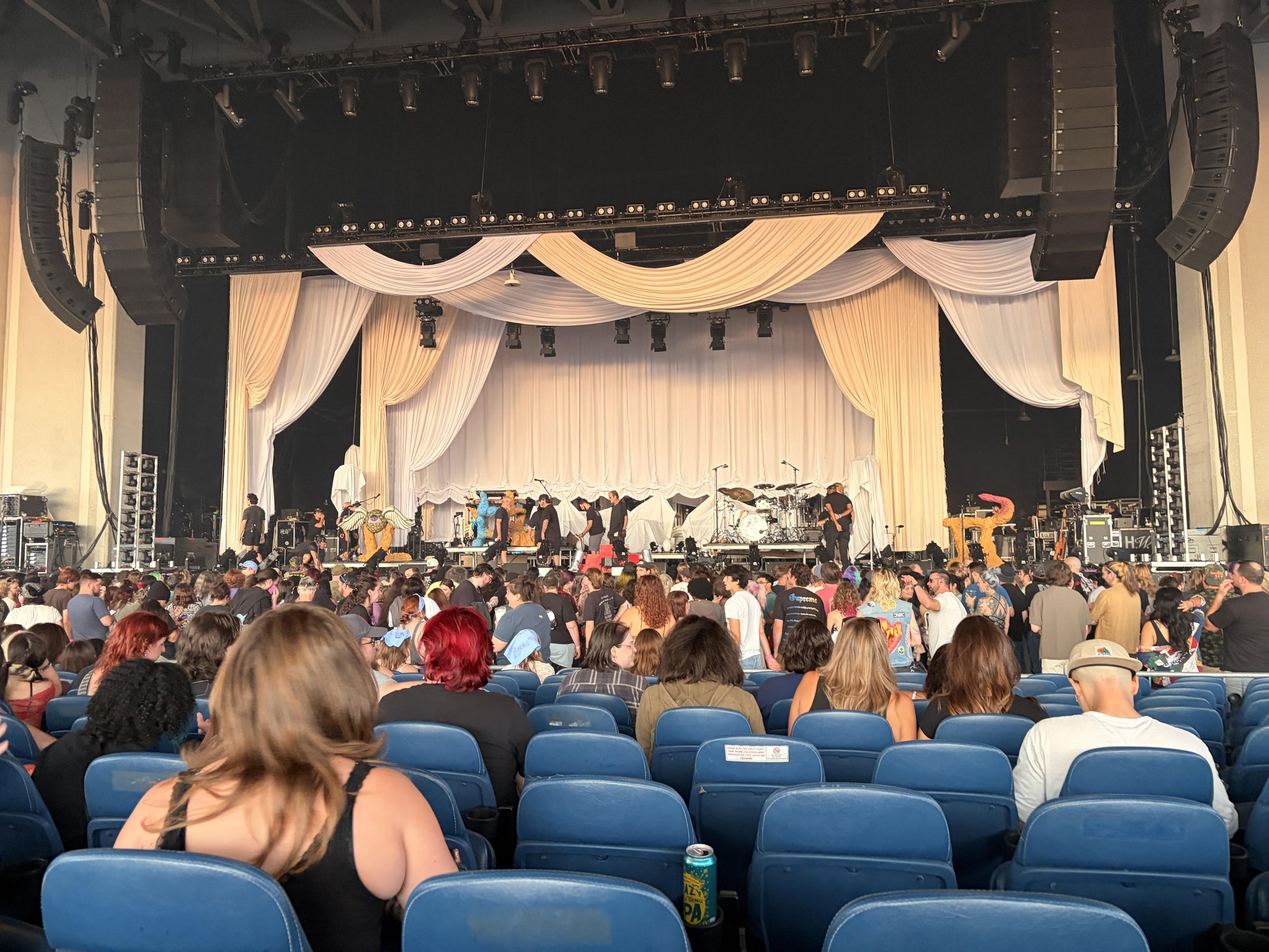 Real Fan View taken from Gold 2 at Truliant Amphitheater by Boston M