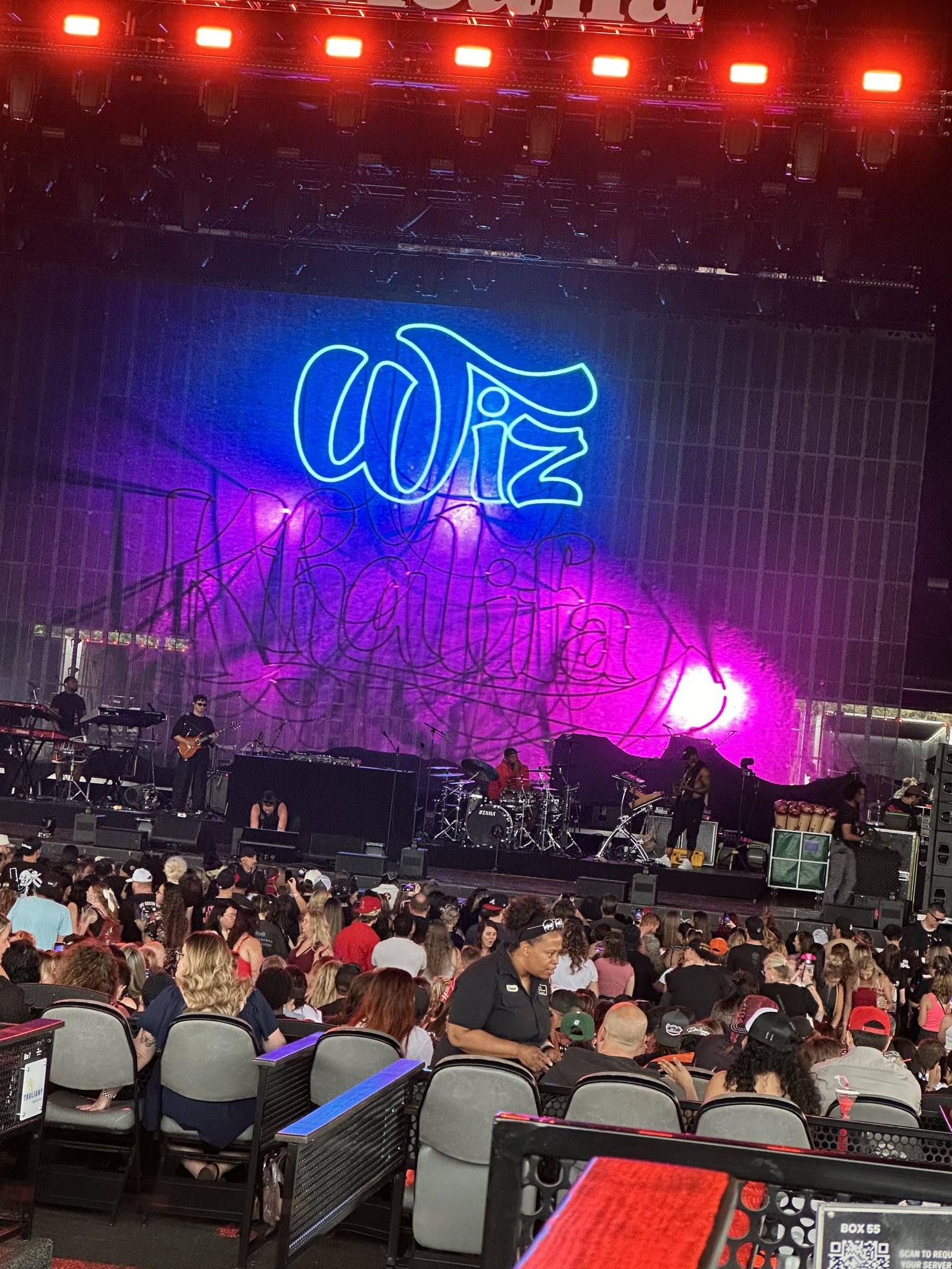 Real Fan View taken from VIP Box 69 at Truliant Amphitheater by Alexis R