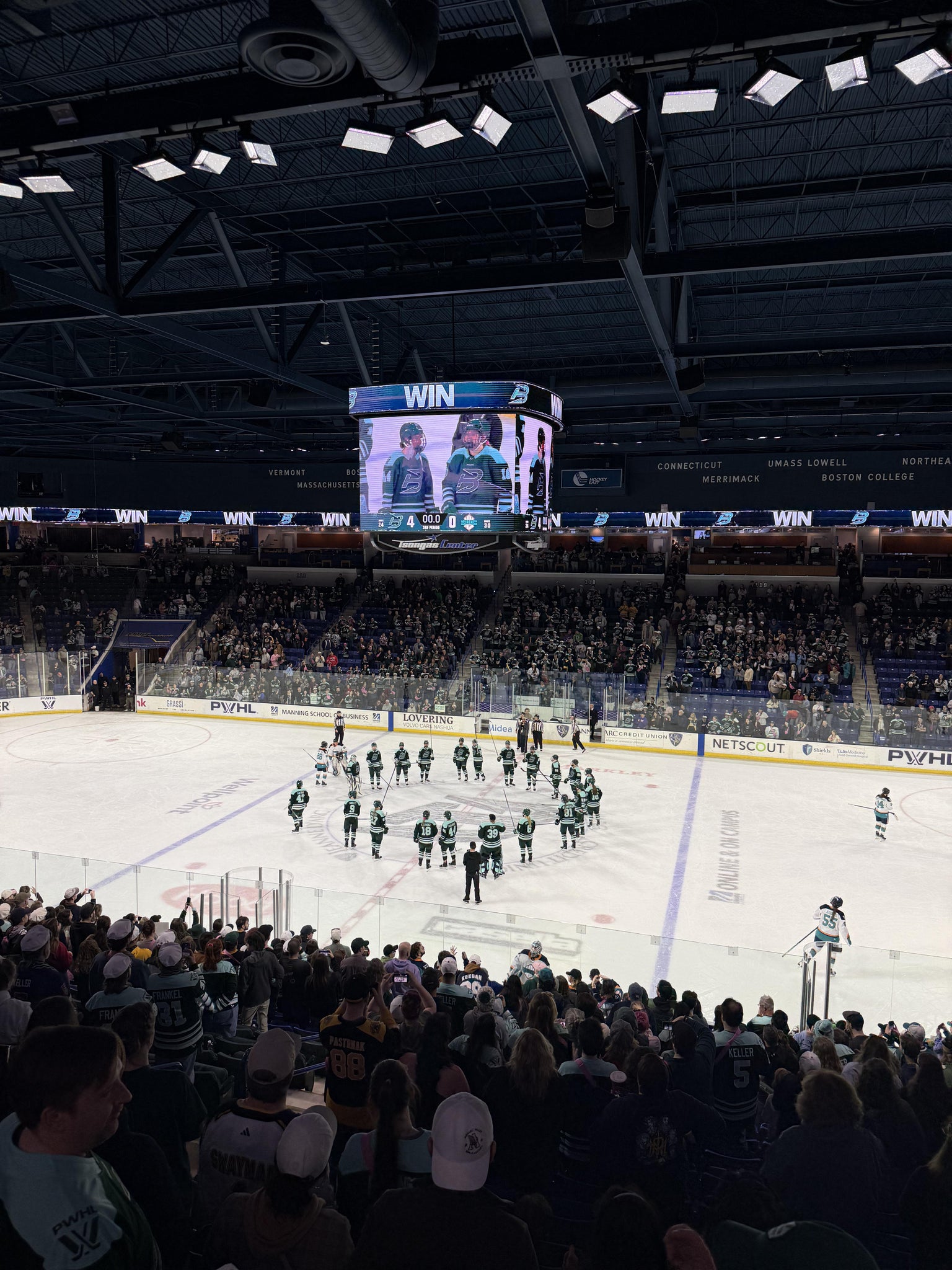 Real Fan View taken from Section 105 at Tsongas Center by Kaitlyn W