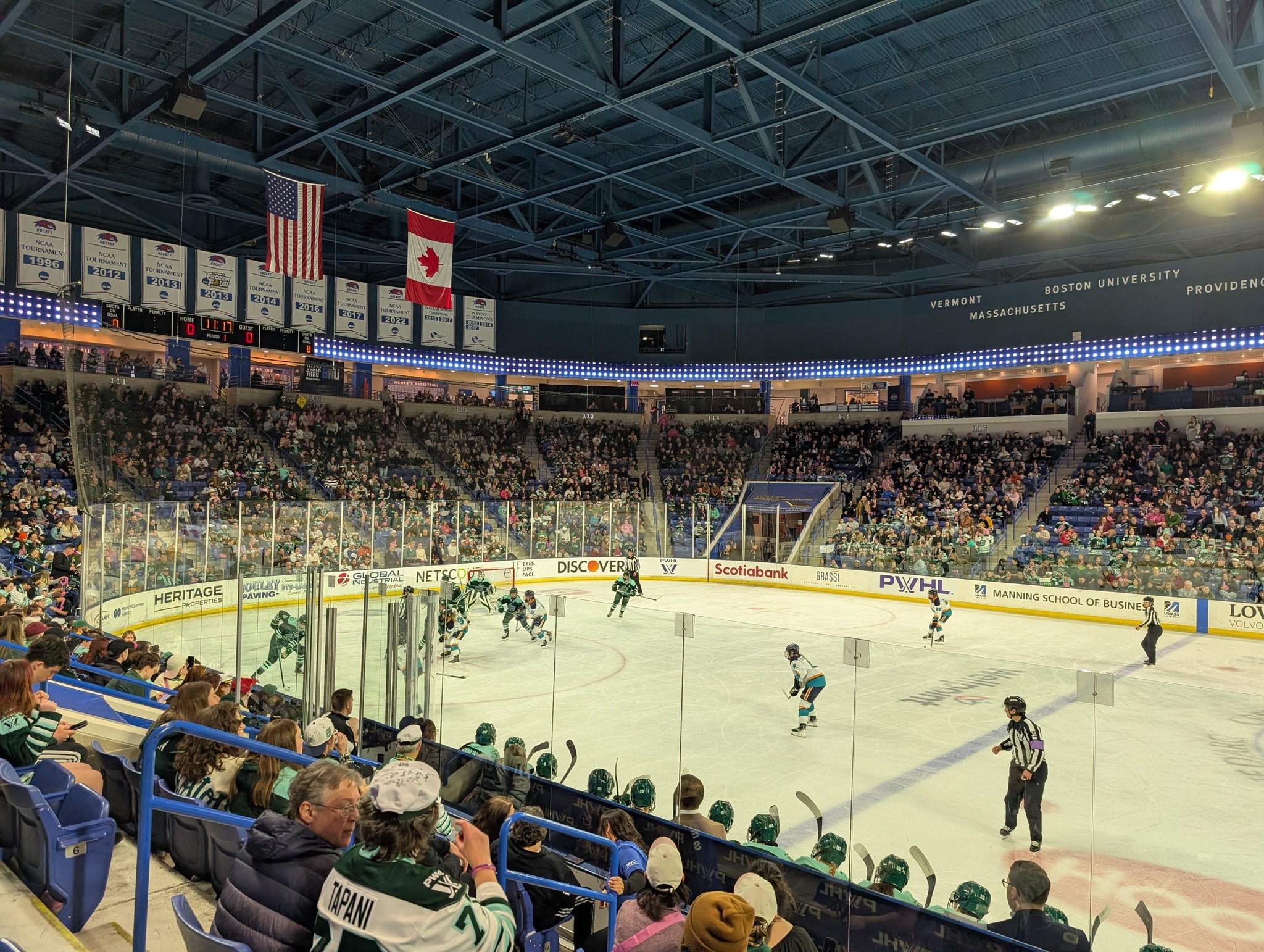 Real Fan View taken from Section 106 at Tsongas Center by Madison S