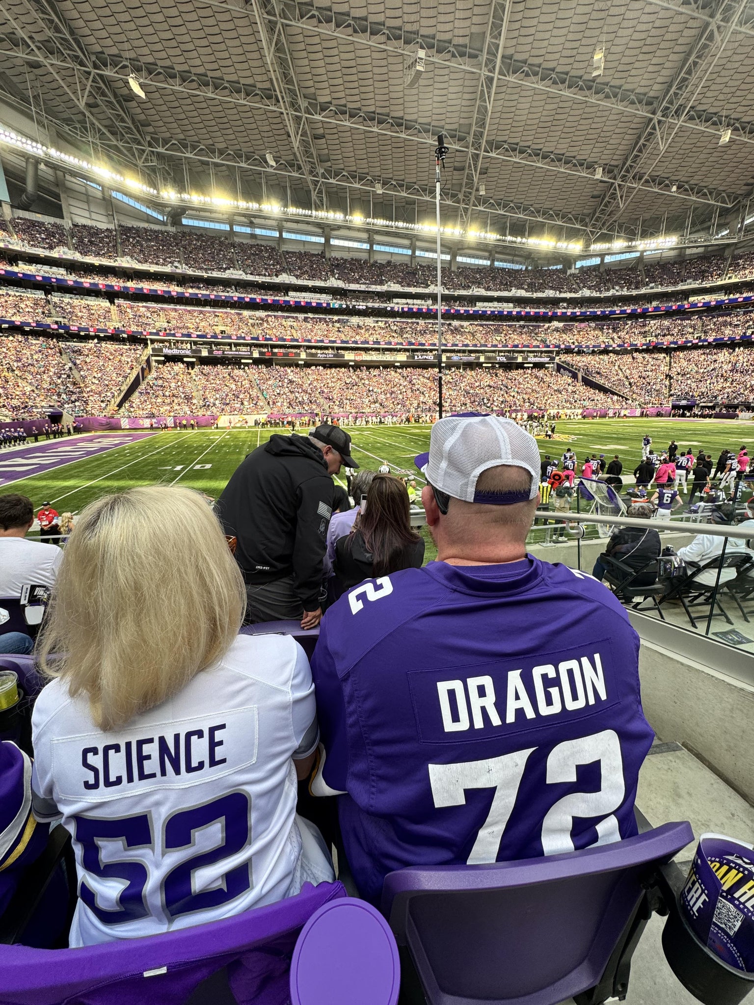 Real Fan View taken from Section 132 at U.S. Bank Stadium by Chad R