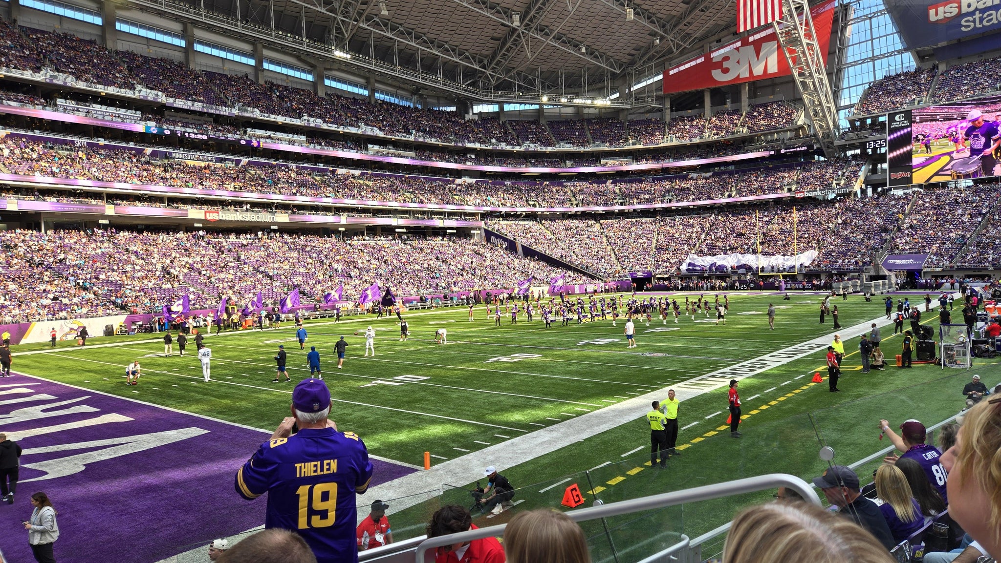 Real Fan View taken from Section 136 at U.S. Bank Stadium by Derek B