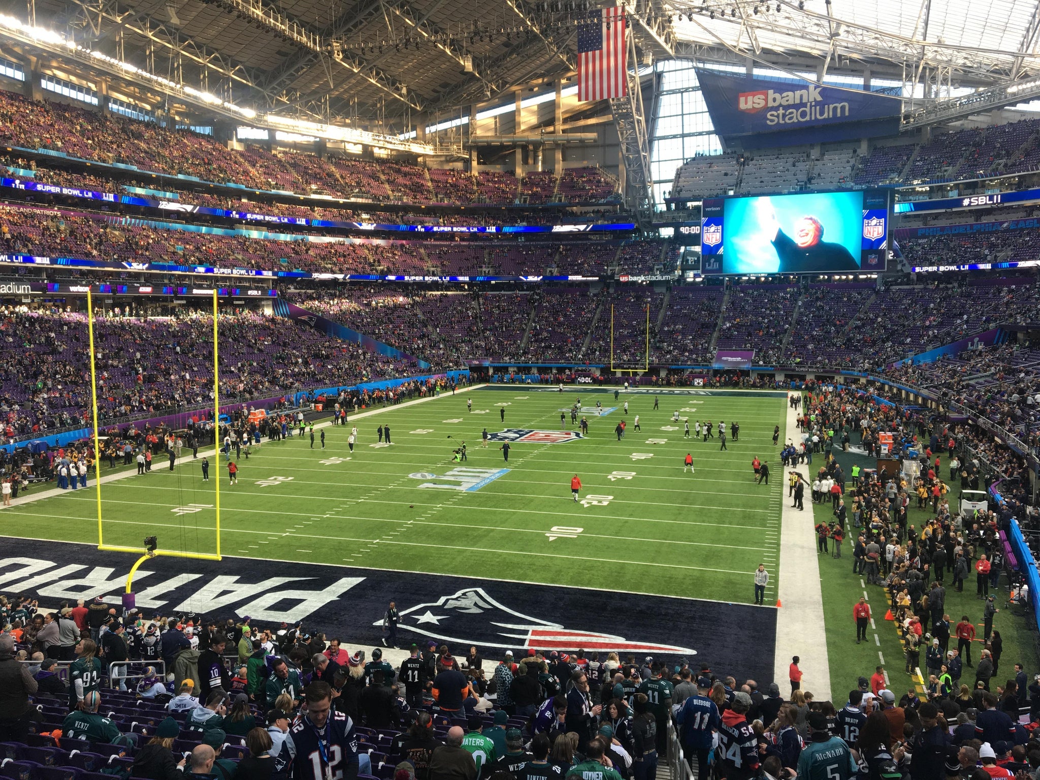 Real Fan View taken from Section 140 at U.S. Bank Stadium by Steve R