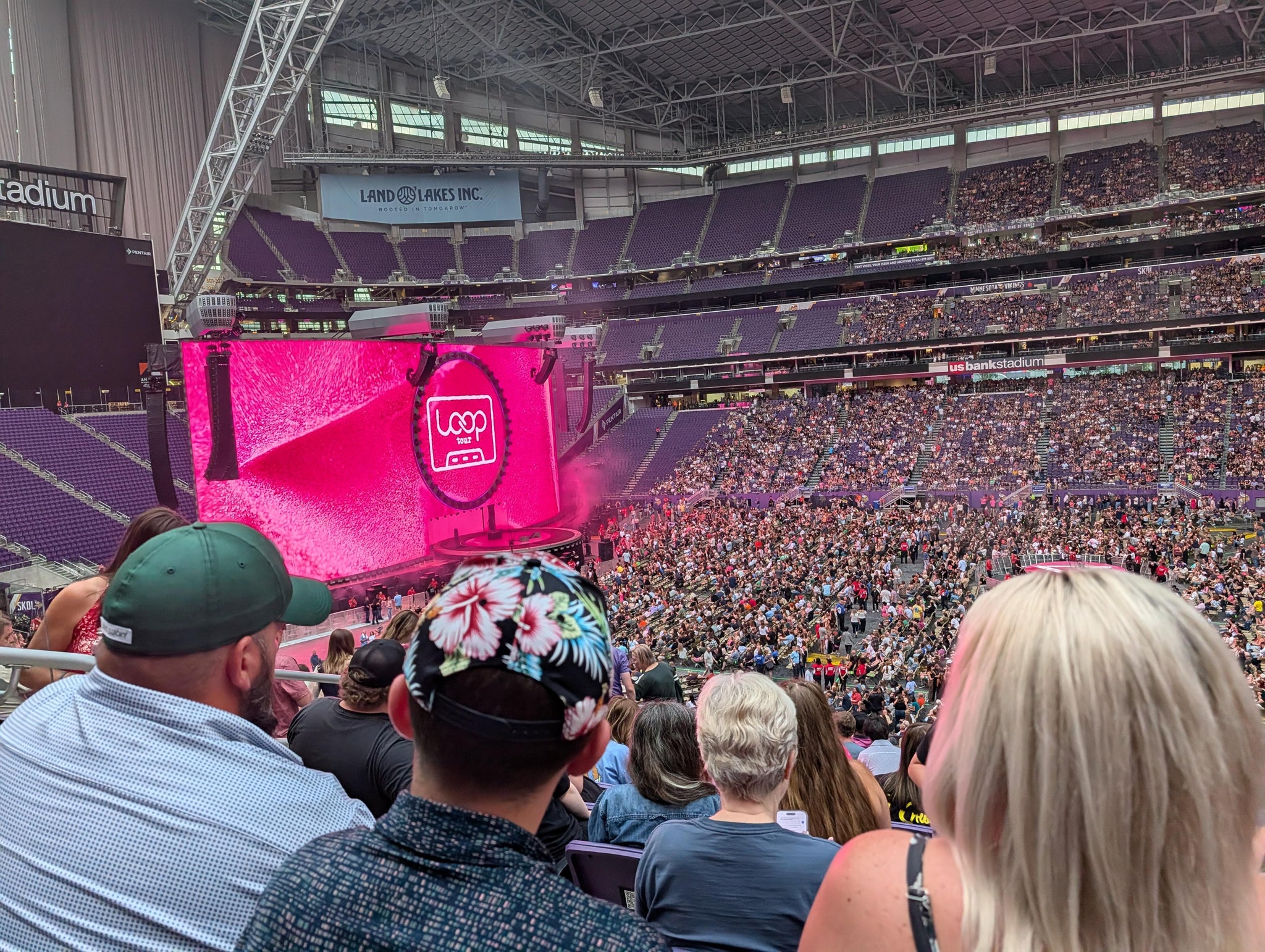 Real Fan View taken from Section V 7 at U.S. Bank Stadium by Heather B