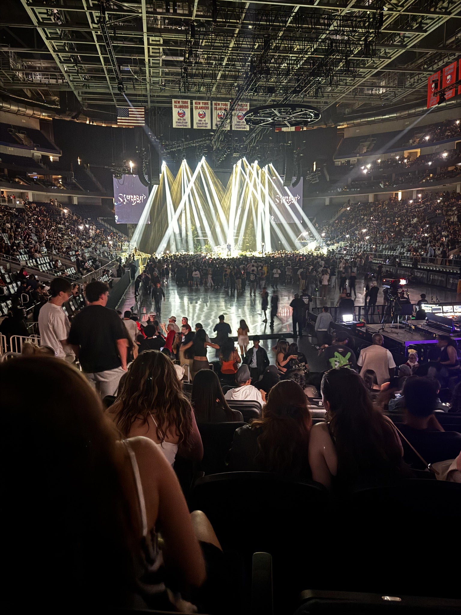Real Fan View taken from Section 110 at UBS Arena by Ariana O