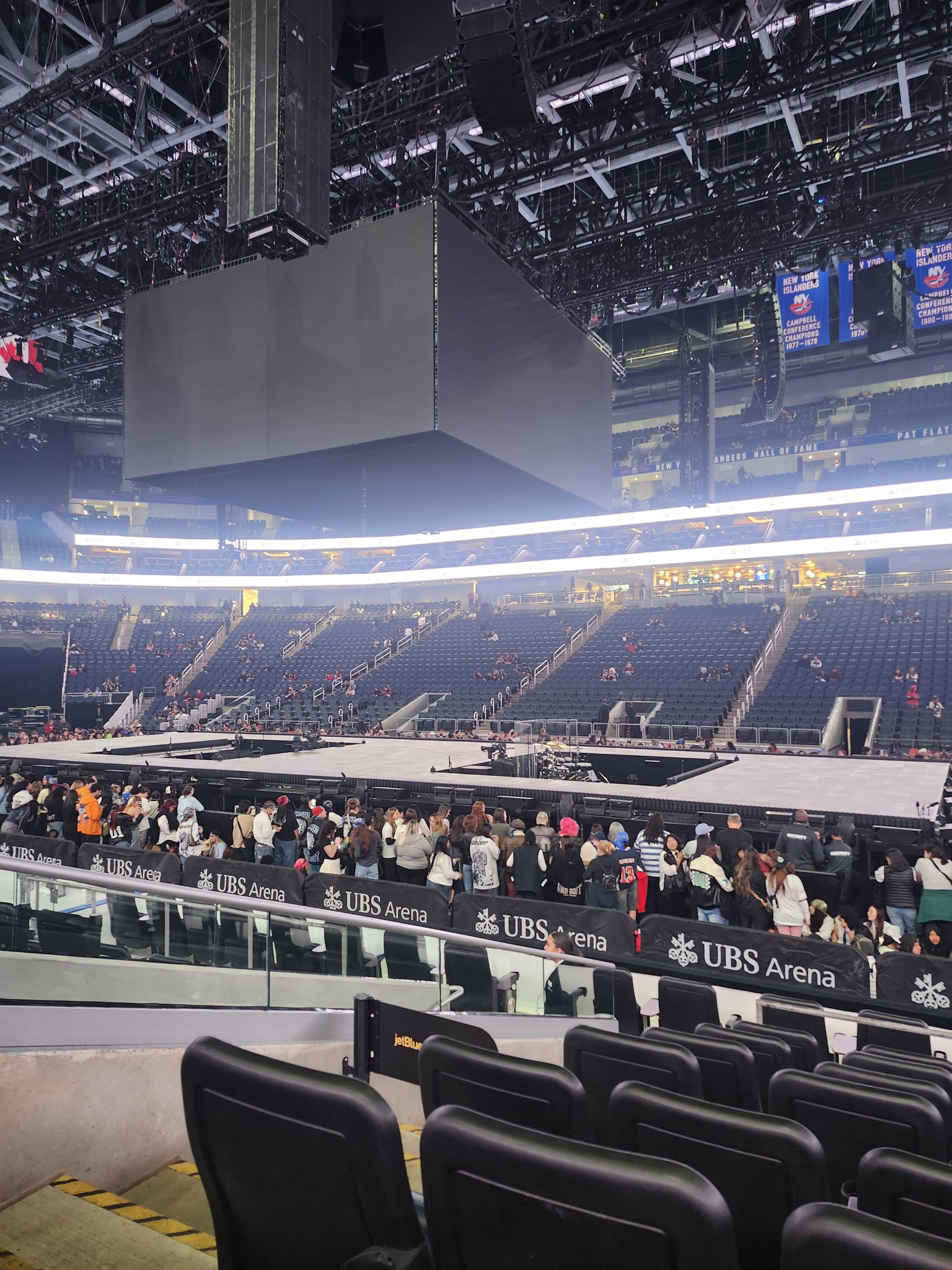 Real Fan View taken from Section 113 at UBS Arena by Briana E